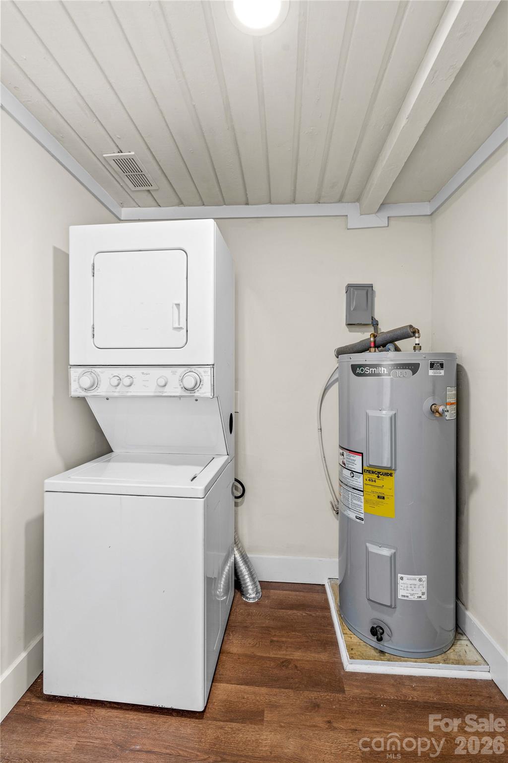 Laundry Room with New Water Heater - 209 E Wilson Avenue, Mooresville