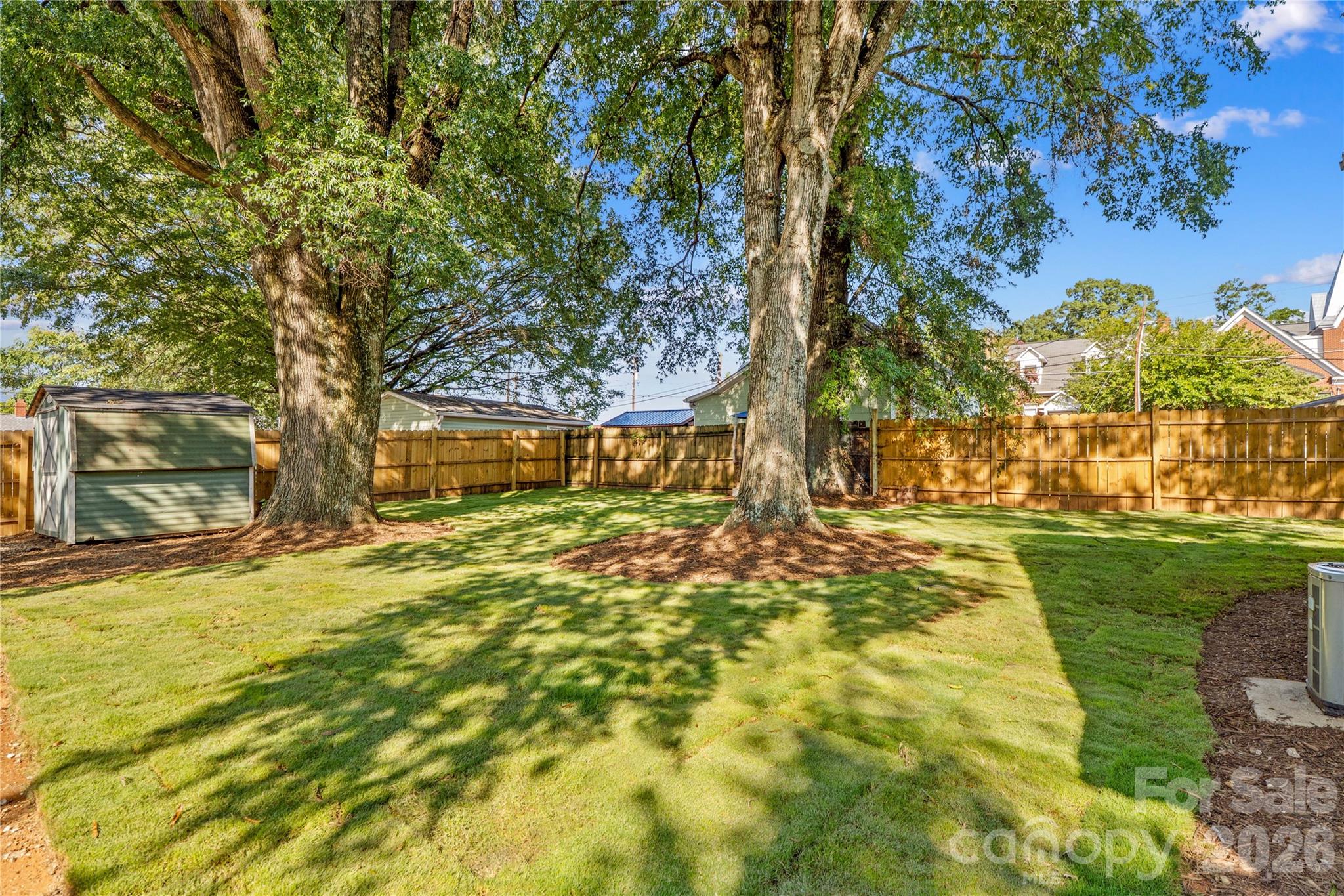 Sodded Back Yard - 209 E Wilson Avenue, Mooresville