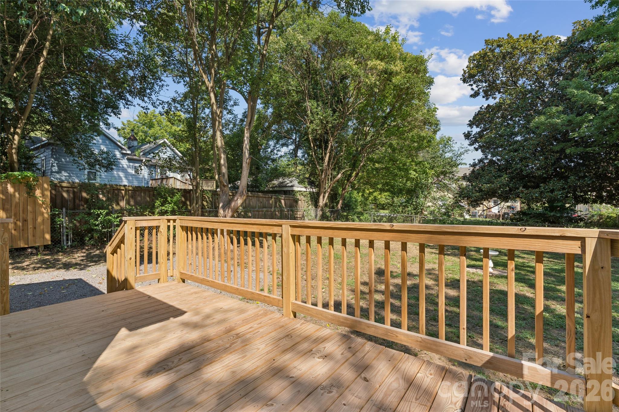 New back deck perfect for enjoying the outdoors, bbq, or gatherings. - 172 Eudy Drive NW, Concord