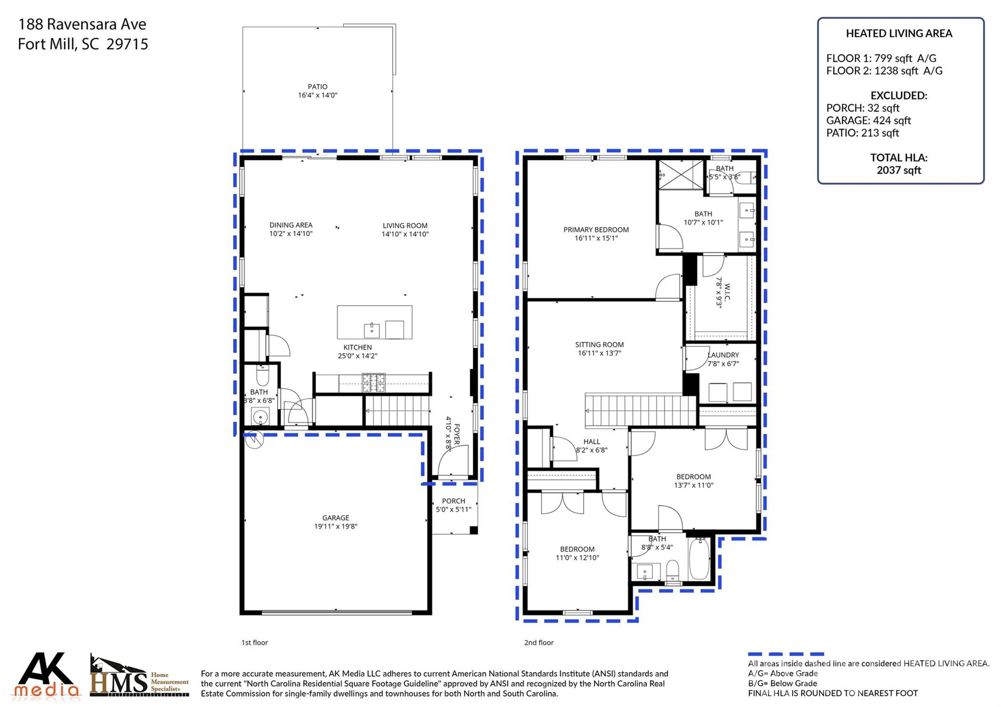 Floor Plan - 188 Ravensara Avenue, Fort Mill