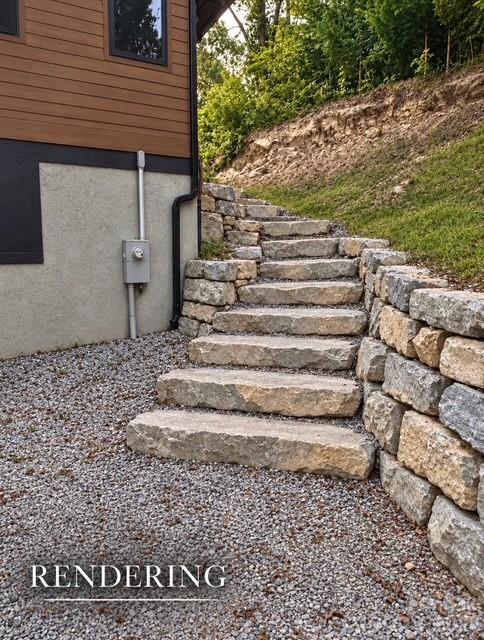 ** rendering - steps to be added - 102 Sandpiper Palisades Street, Hendersonville