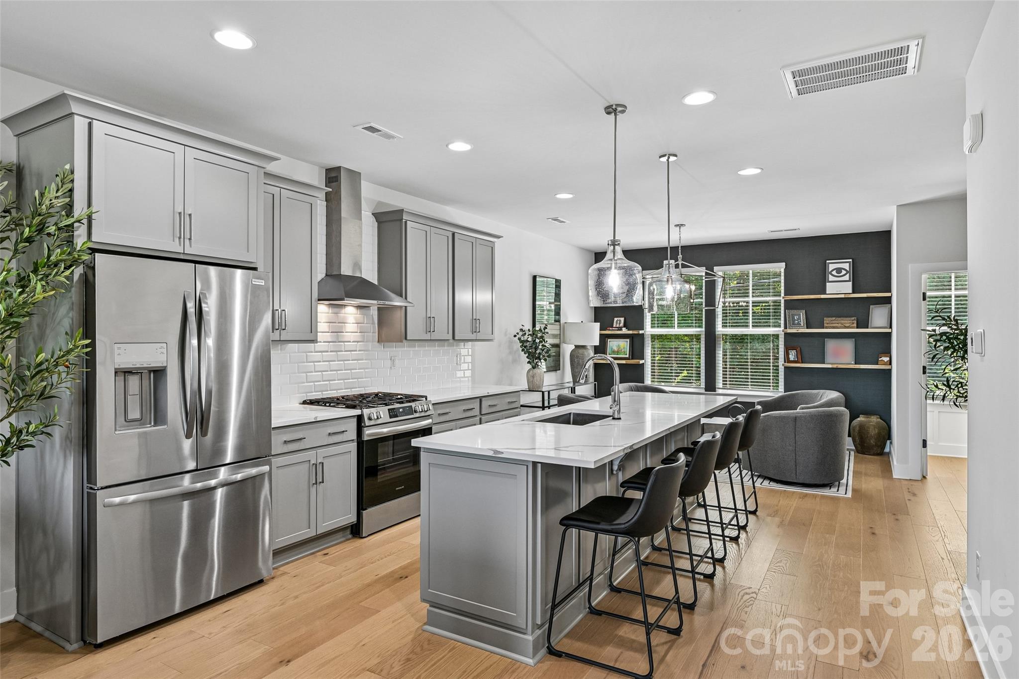 Kitchen on 2nd Level - 739 Beaty Street, Davidson