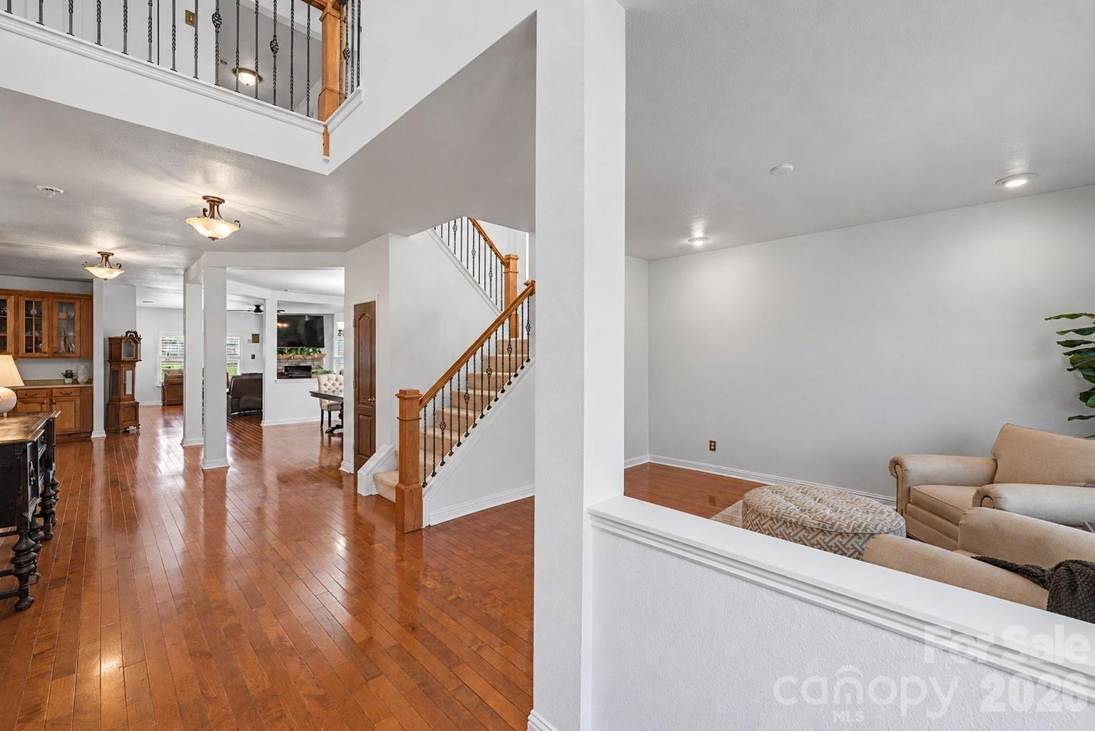 Spacious two-story foyer - 329 Farm Springs Drive, Mount Holly
