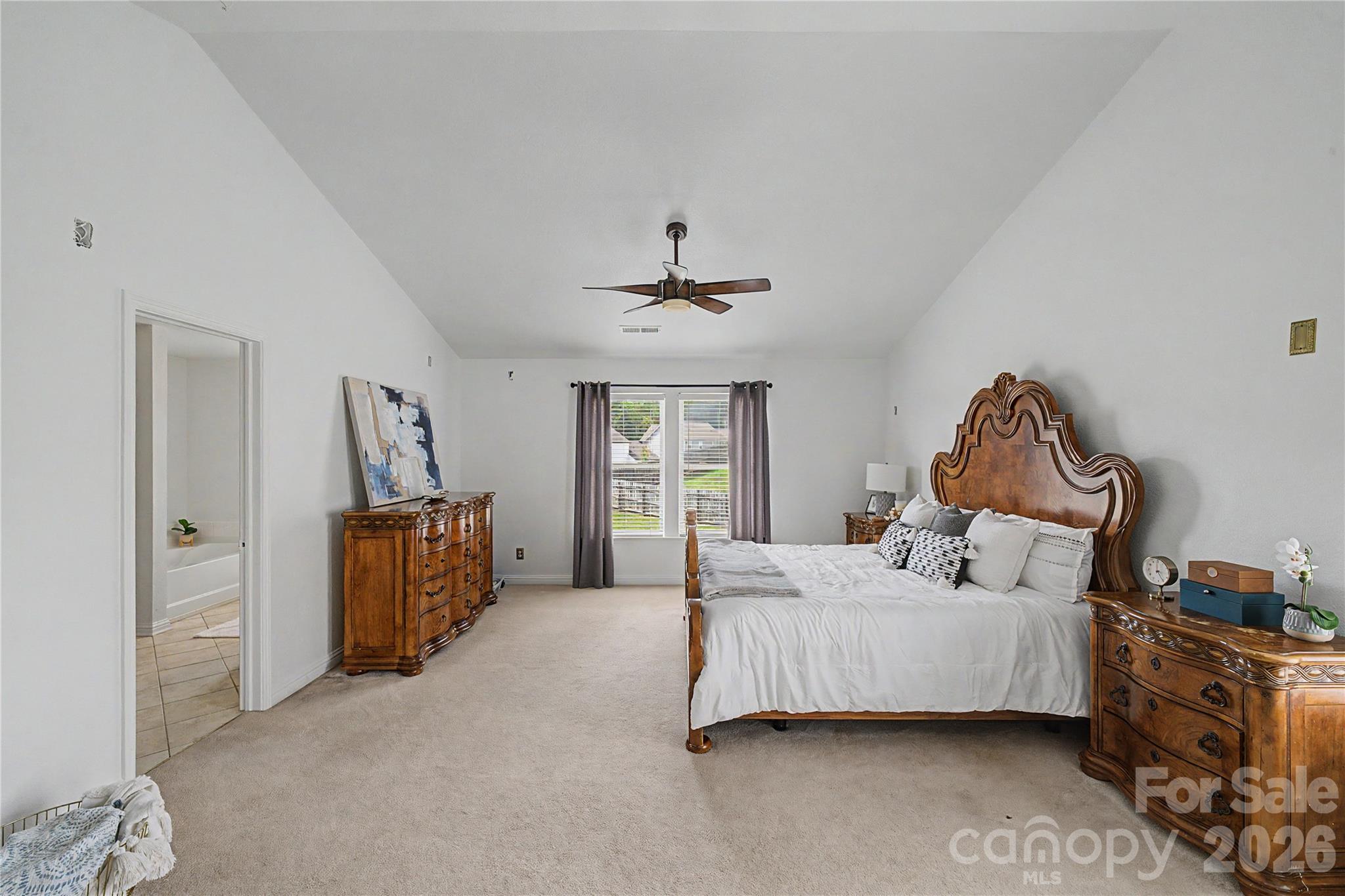 Huge Primary Bedroom with 2 sets of windows - 329 Farm Springs Drive, Mount Holly