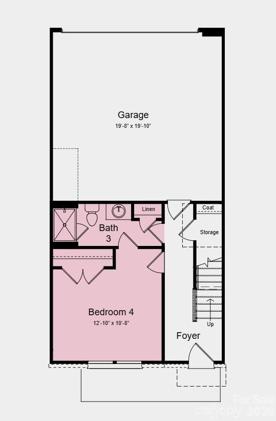 Lower Level Floor Plan - Additional Highlights Include: wood spindles, undermount kitchen sink, and 30" slide-in oven range - 3905 Clemson Alley, Indian Land