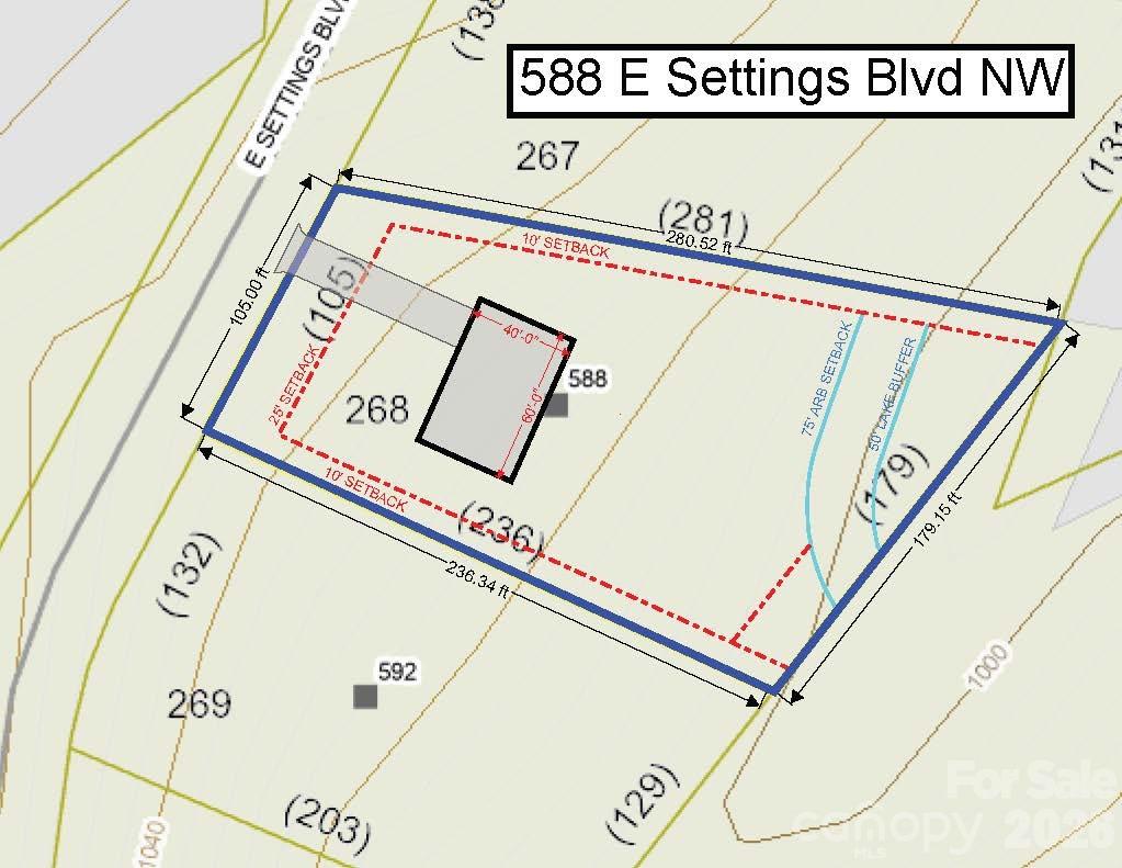 Lot at 588 E Settings Boulevard NW, Valdese, photo 24 of 25