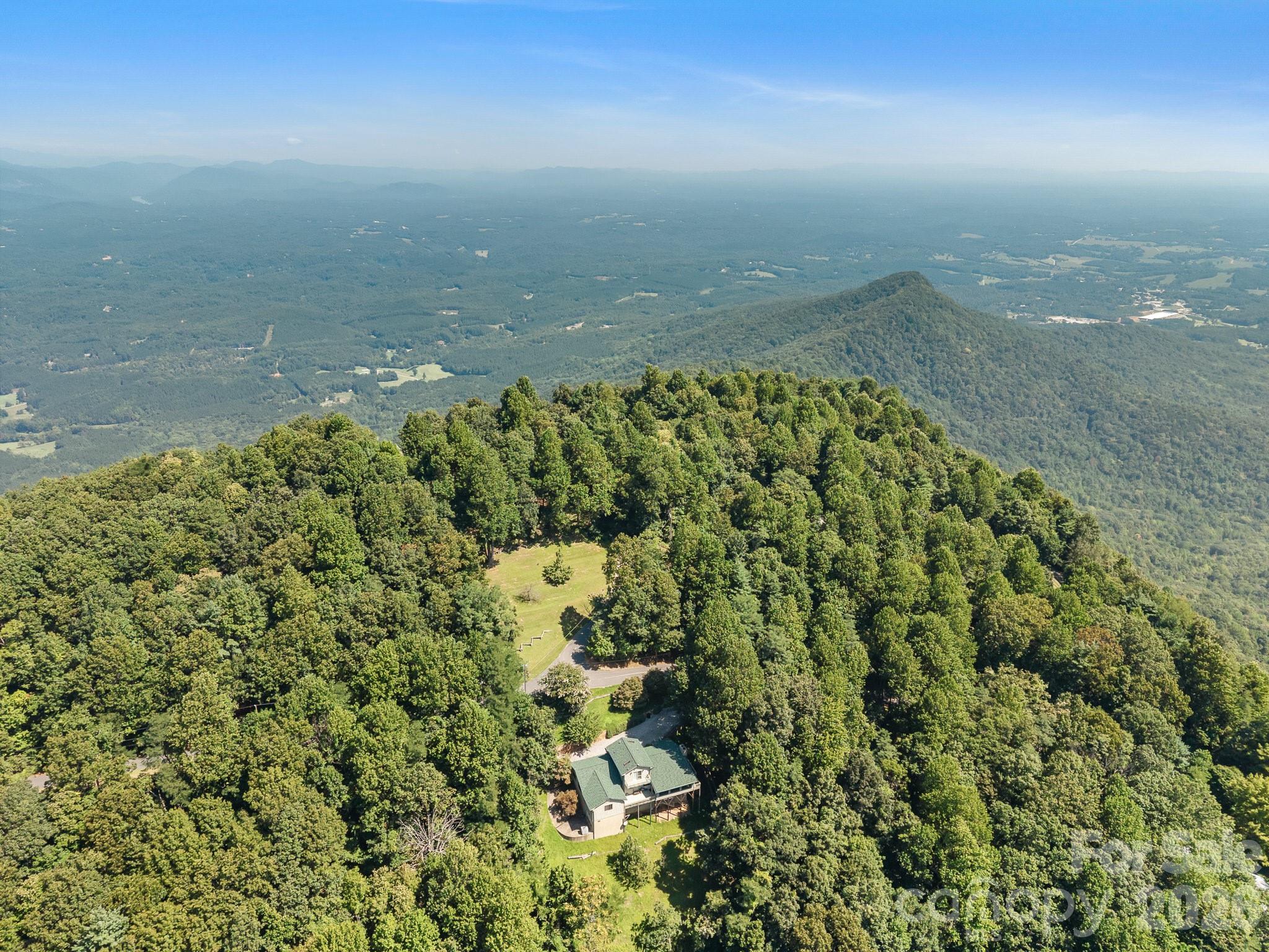 Drone view of Mountain Top & Property - 977 Morning Ride Drive, Columbus
