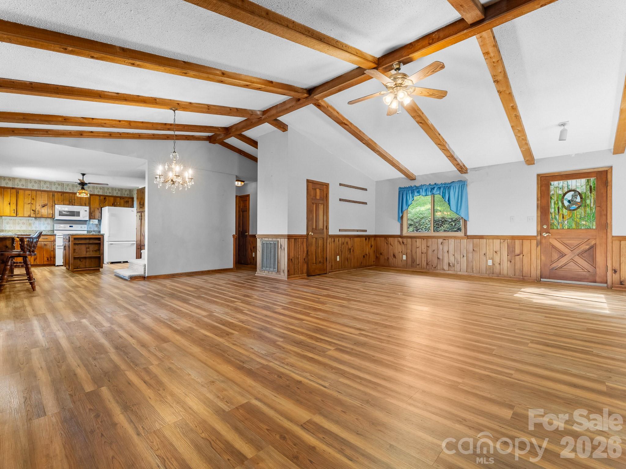 Living room opens to Kitchen & has space for dining area - 977 Morning Ride Drive, Columbus