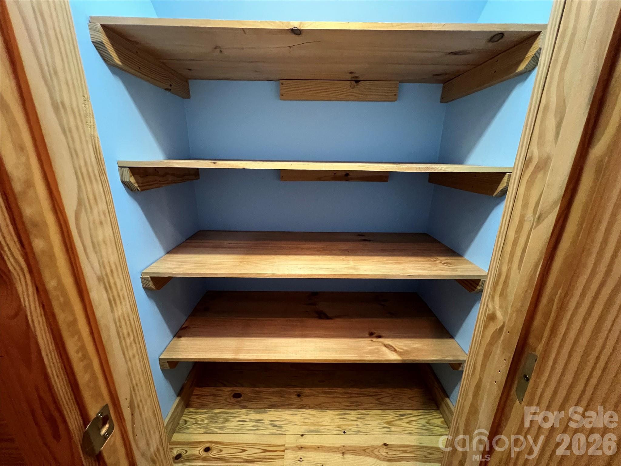 Upstairs walk in storage closet - 651 Dills Road, Rutherfordton