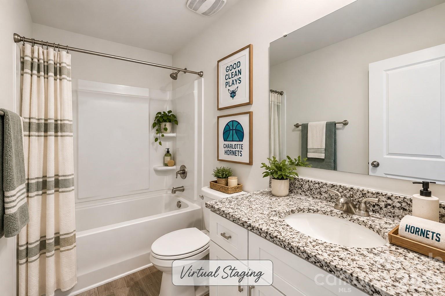 Bath 2 Staged - 3334 Laboratory Road, Lincolnton
