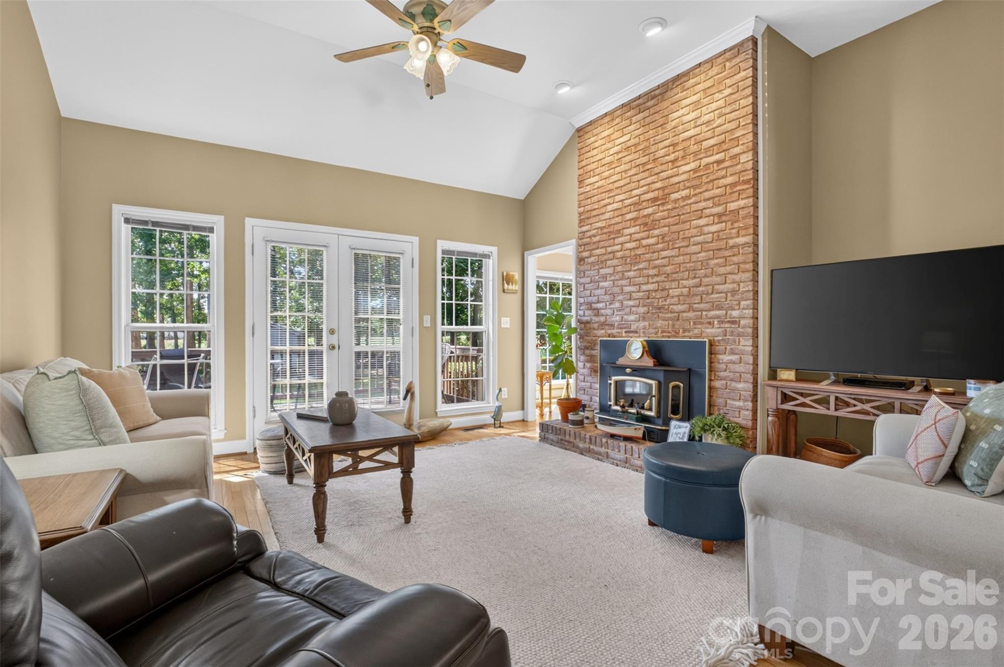 Open to Family Room - 12600 Bain School Road, Mint Hill