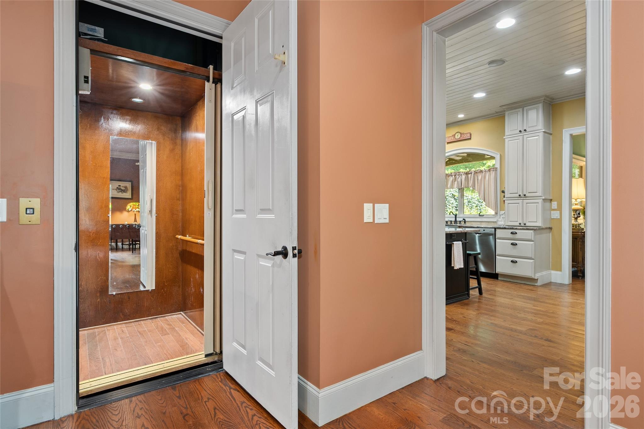 Elevator Serving All Floors and Garage - 598 Old Toll Road, Asheville
