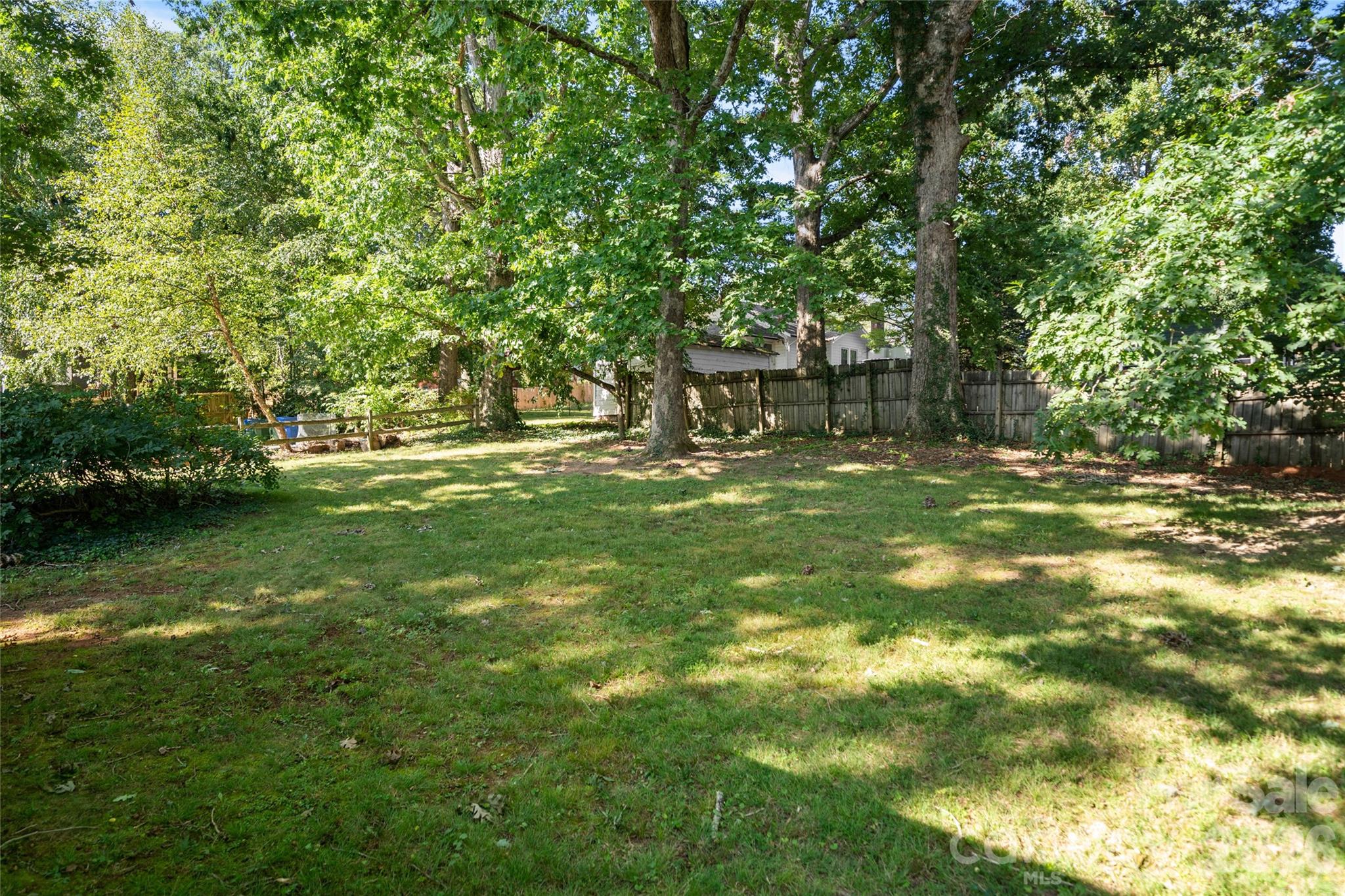 Level yard with majestic oaks - 13 Browndale Road, Asheville