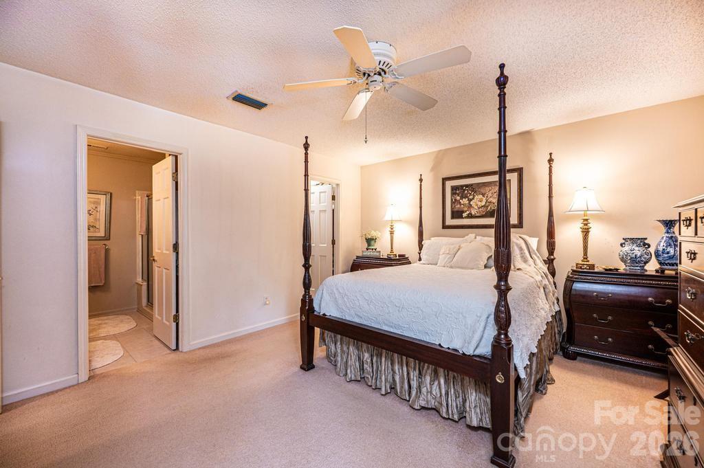 Primary bedroom. Two huge closets! - 3725 Rock Bridge Drive NE, Conover