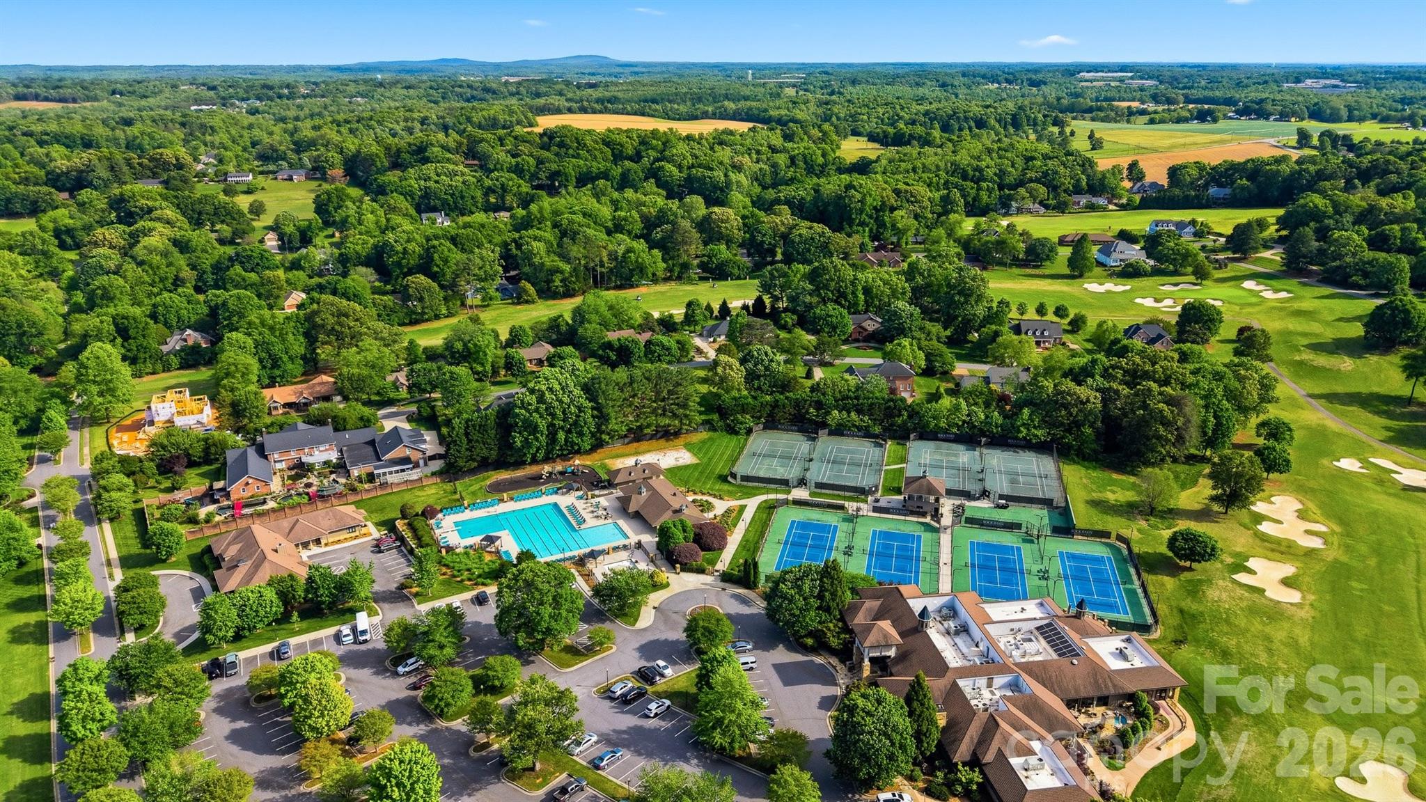 The Spa, tennis courts, pool and pickleball courts! - 3725 Rock Bridge Drive NE, Conover