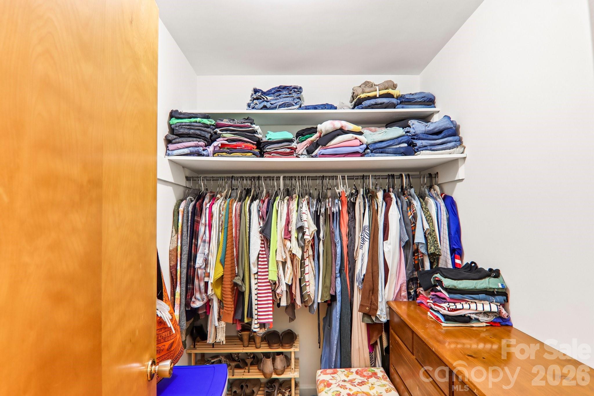 walk-in primary closet - 333 Kenilworth Road, Asheville