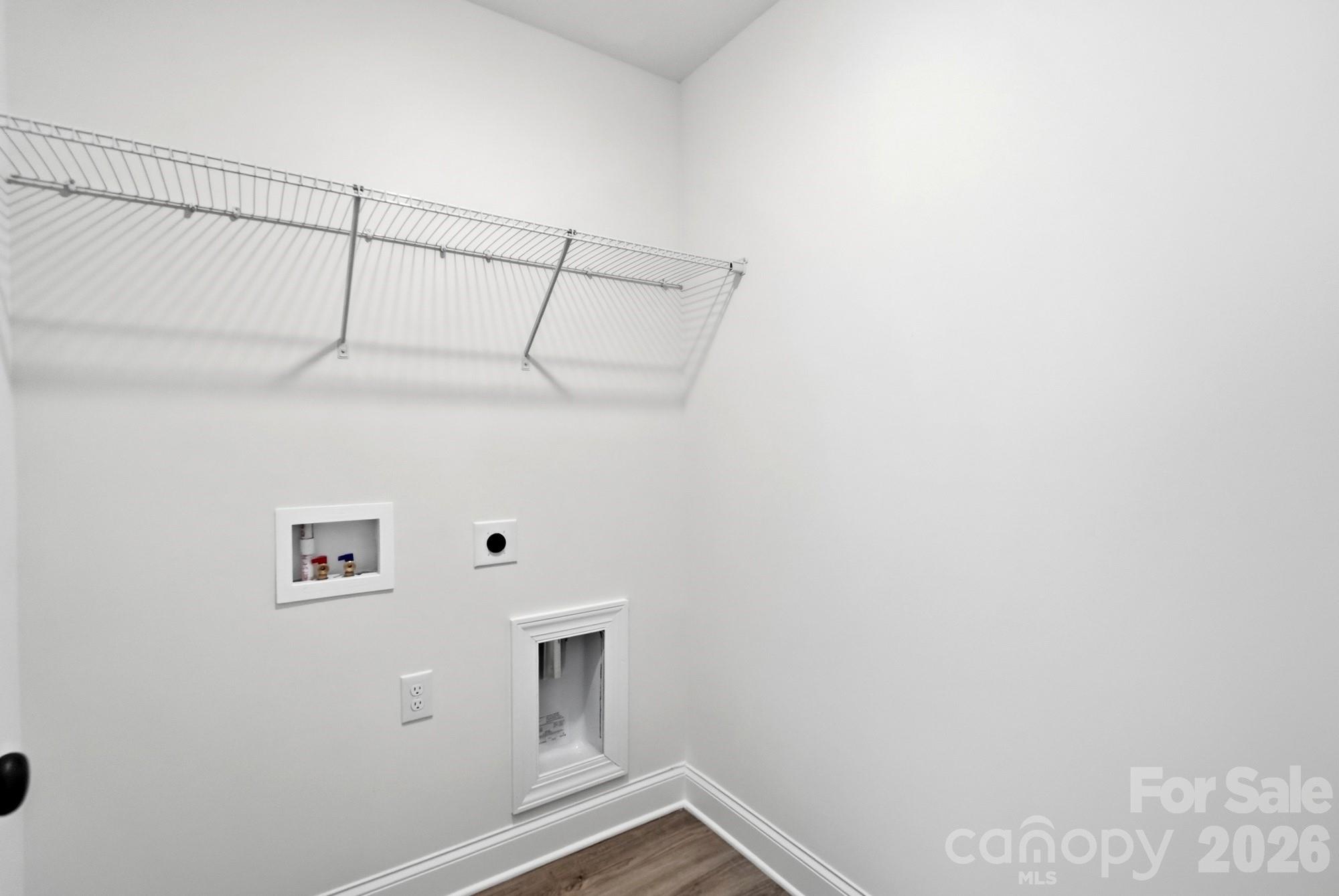 Laundry Room with Shelf - 1074 Mountain Crest Drive, Kings Mountain