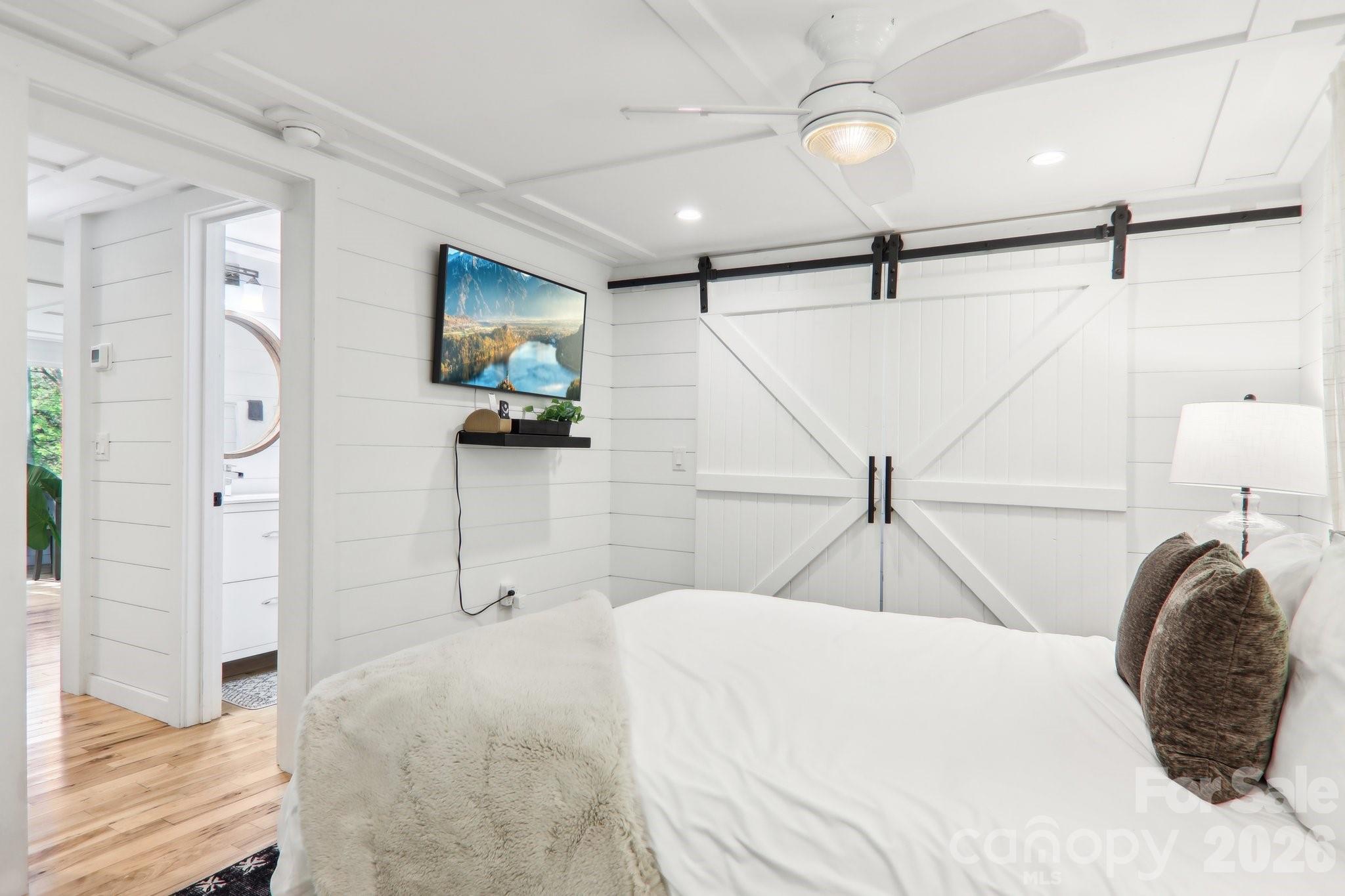 Main level primary with laundry in walk-in closet - 315 Bear Cove Road, Bryson City