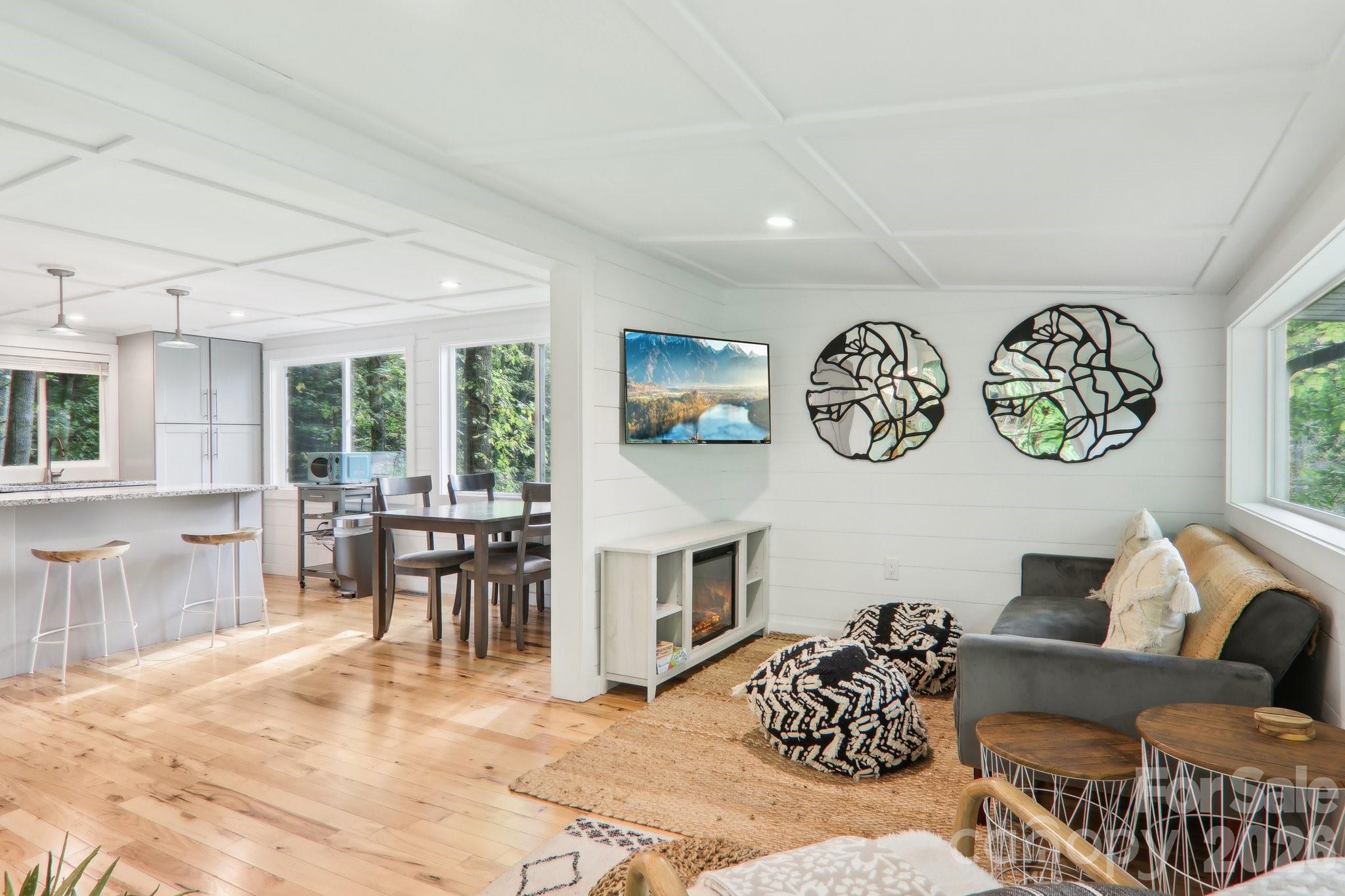 Upper main level living space - 315 Bear Cove Road, Bryson City