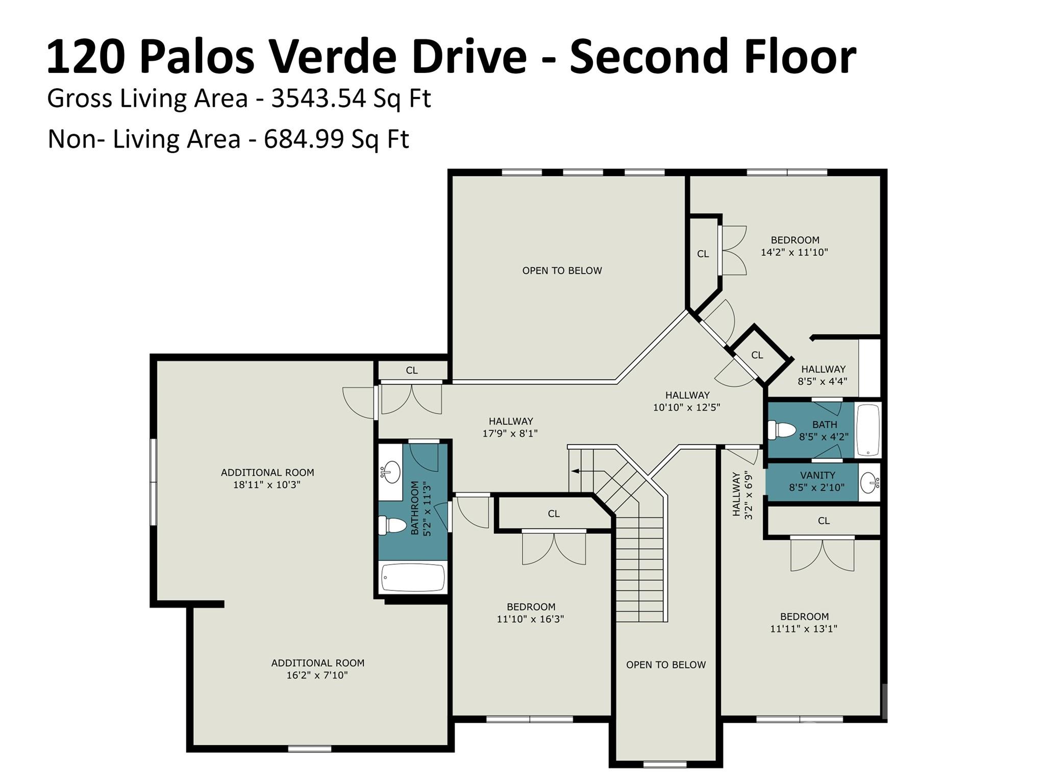Second Floor - 120 Palos Verde Drive, Mooresville