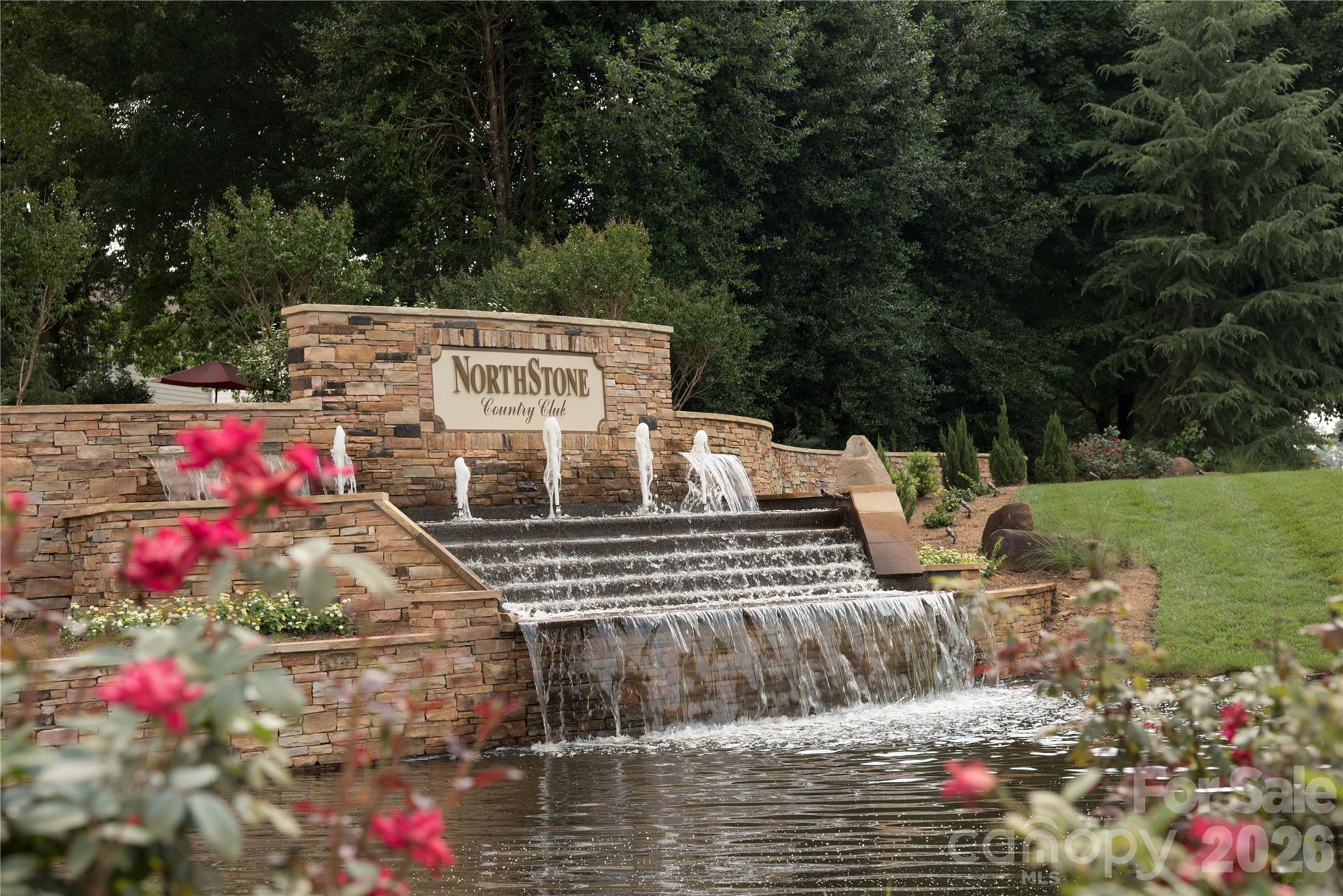 Beautiful front entrance fountains welcome you into this desirable subdivision currently zoned for highly rated public schools. - 12822 Cadgwith Cove Drive, Huntersville