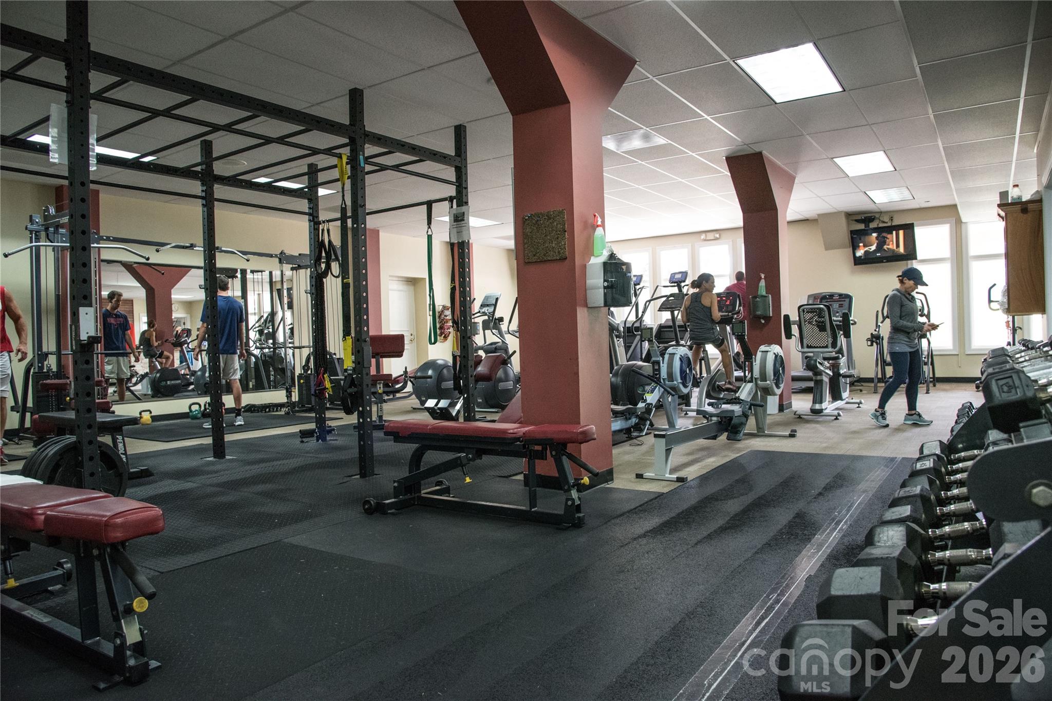 Fitness center located in the clubhouse also has a room dedicated for classes. Northstone Club is an affordable private club that has many different levels of memberships. - 12822 Cadgwith Cove Drive, Huntersville