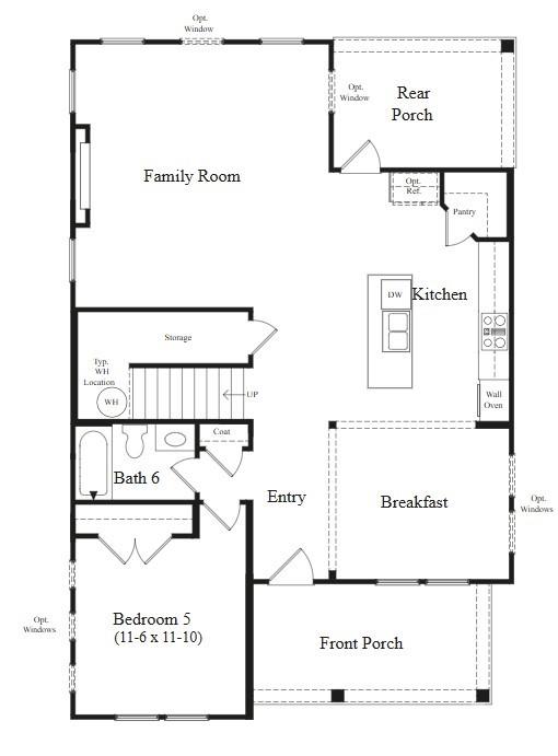 Brockton 1st floor - 3008 Broken Spur Lane, Pineville