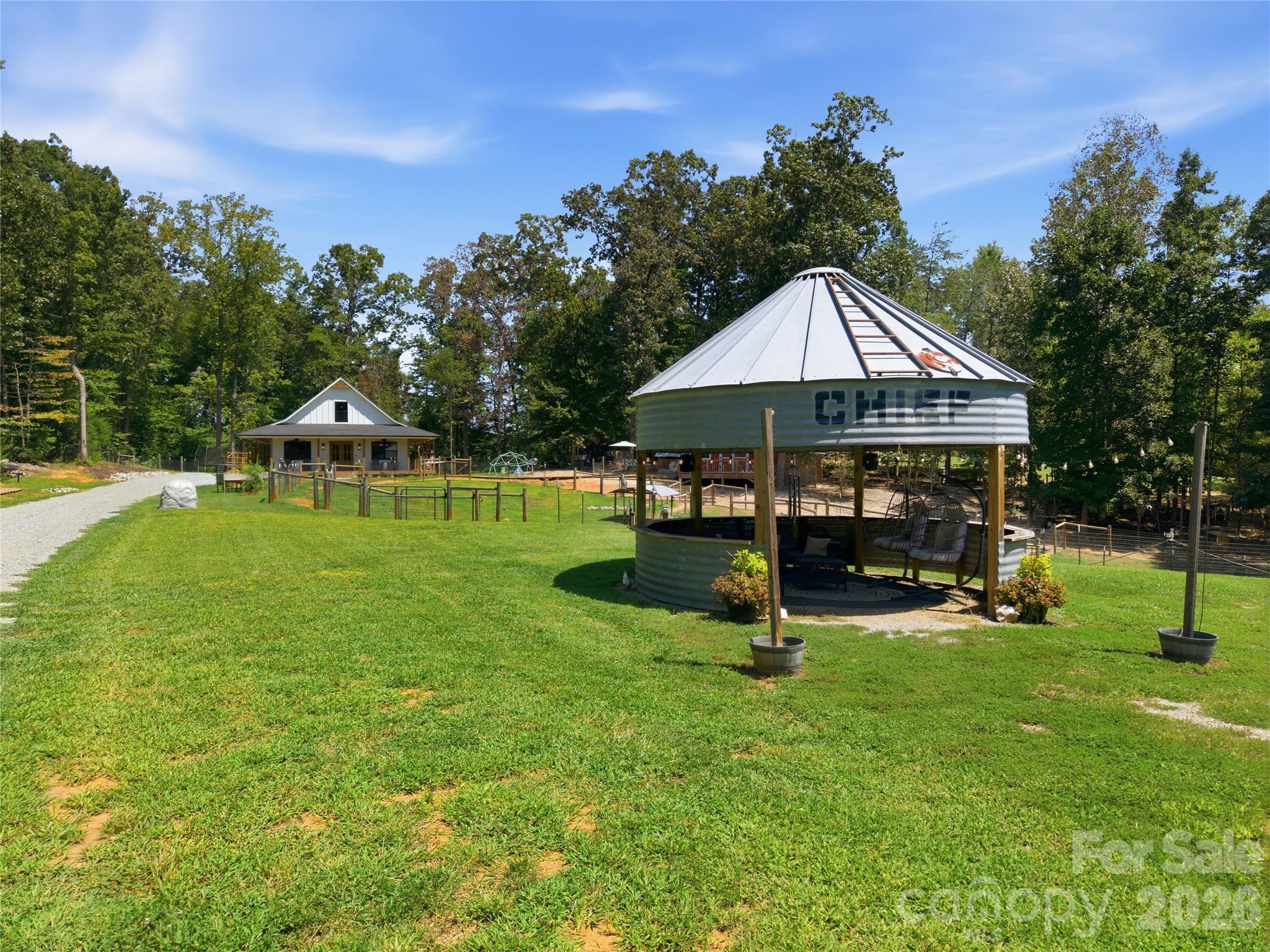 Authentic Grain Silo Gazebo - 5663 Mundy Road, Denver