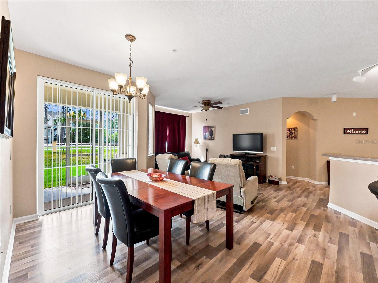 Dining/Living room with a view - 102 TERRACE RIDGE CIR #102, DAVENPORT