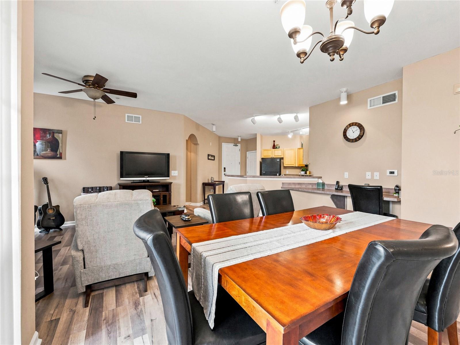 combined living and dining room - 102 TERRACE RIDGE CIR #102, DAVENPORT