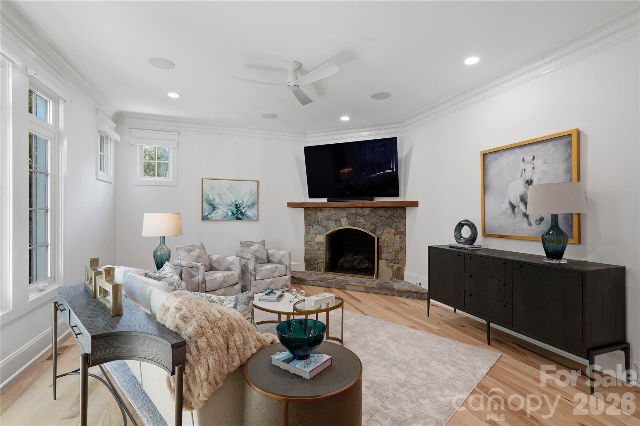 Living Room - 6239 Sharon Hills Road, Charlotte
