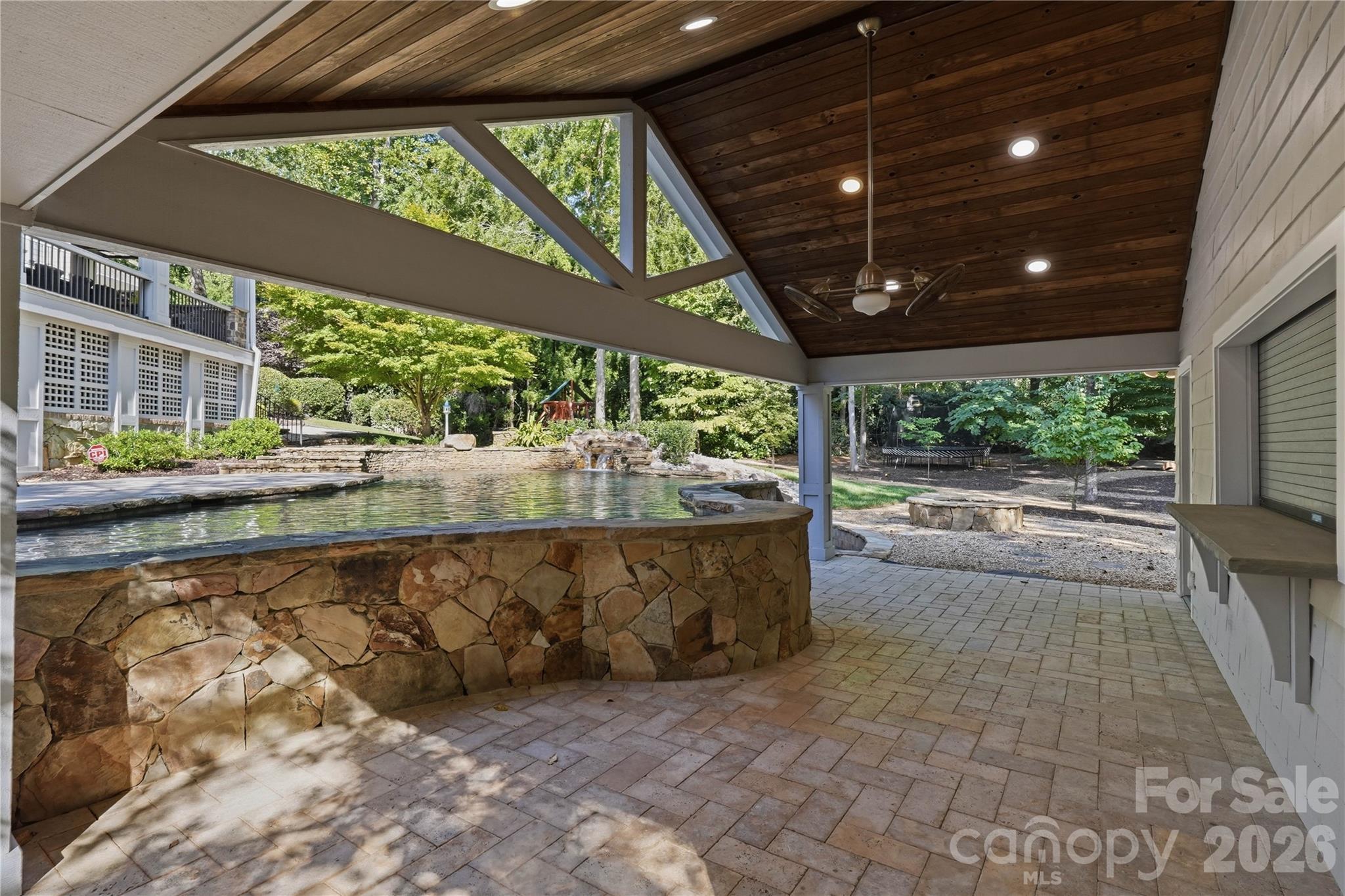 Covered Poolside Cabana w/ Kitchen and bathroom - 6239 Sharon Hills Road, Charlotte