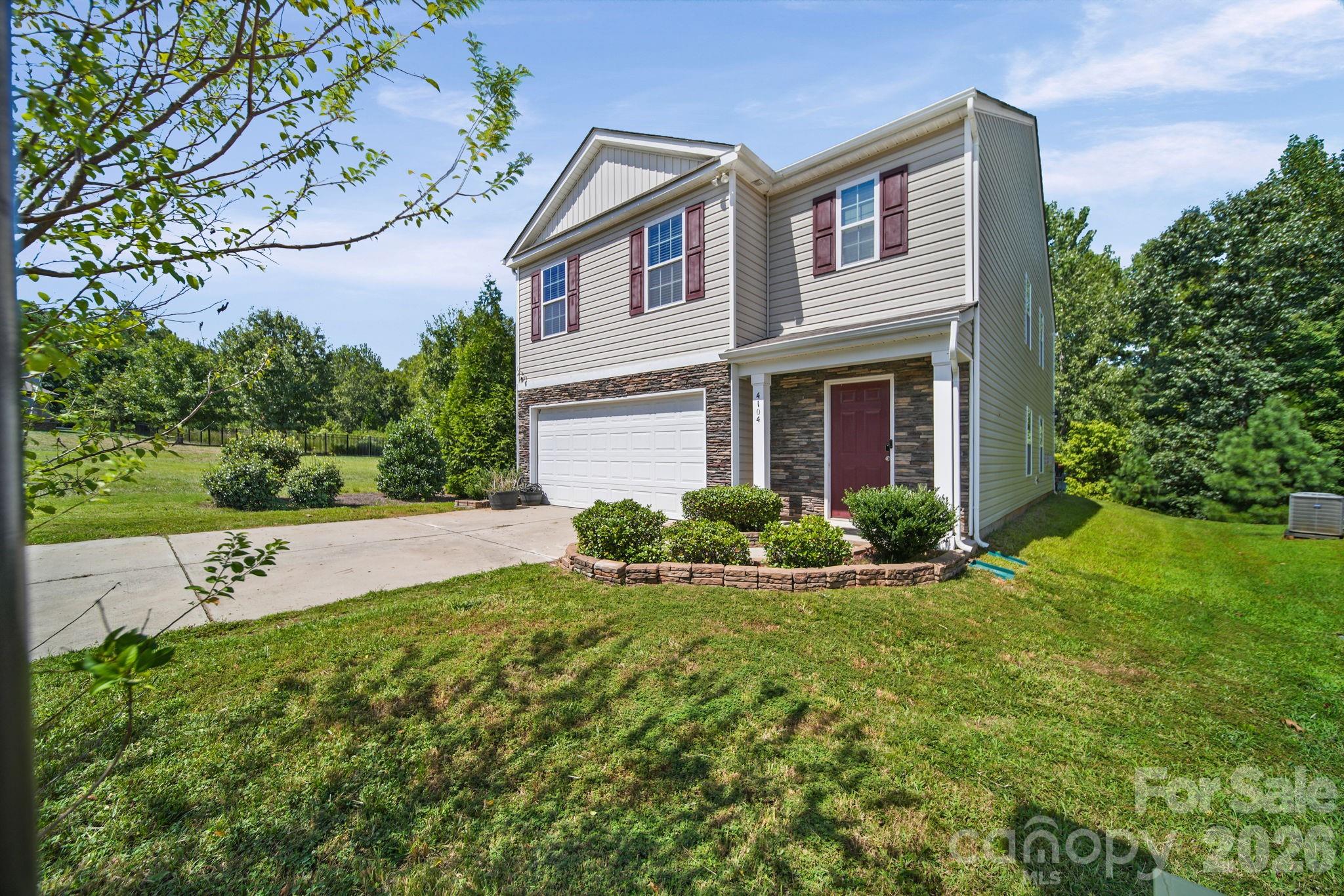 Another angle of the house - 4104 Long Arrow Drive, Concord