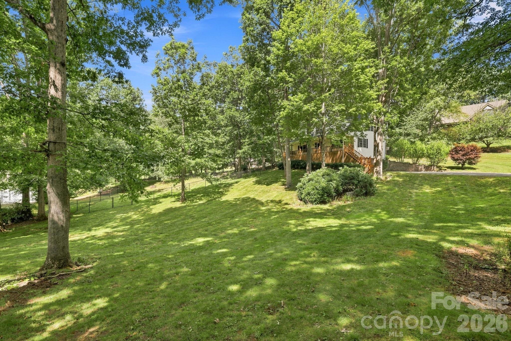 Front yard. - 95 Holly Ridge Road, Waynesville