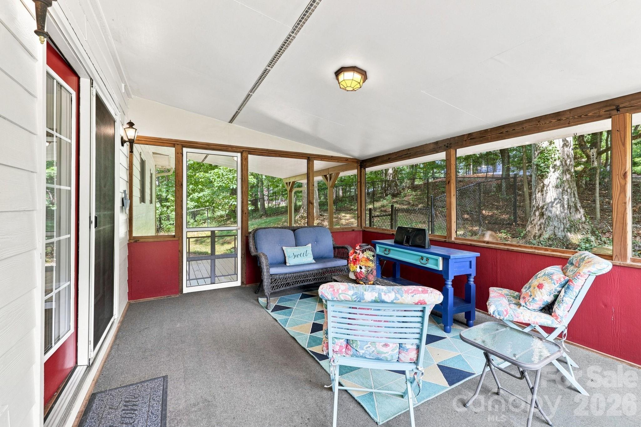 Screened back porch - 95 Holly Ridge Road, Waynesville