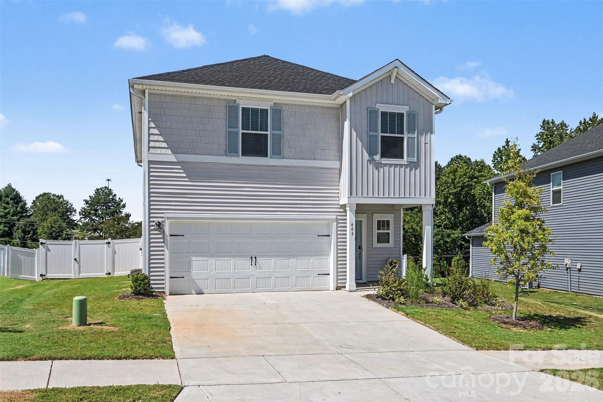 Spacious two-car garage - 408 Luna Lane, Shelby