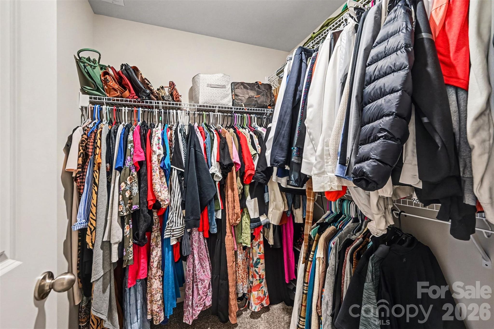 Walk-in closet in the primary bathroom - 408 Luna Lane, Shelby