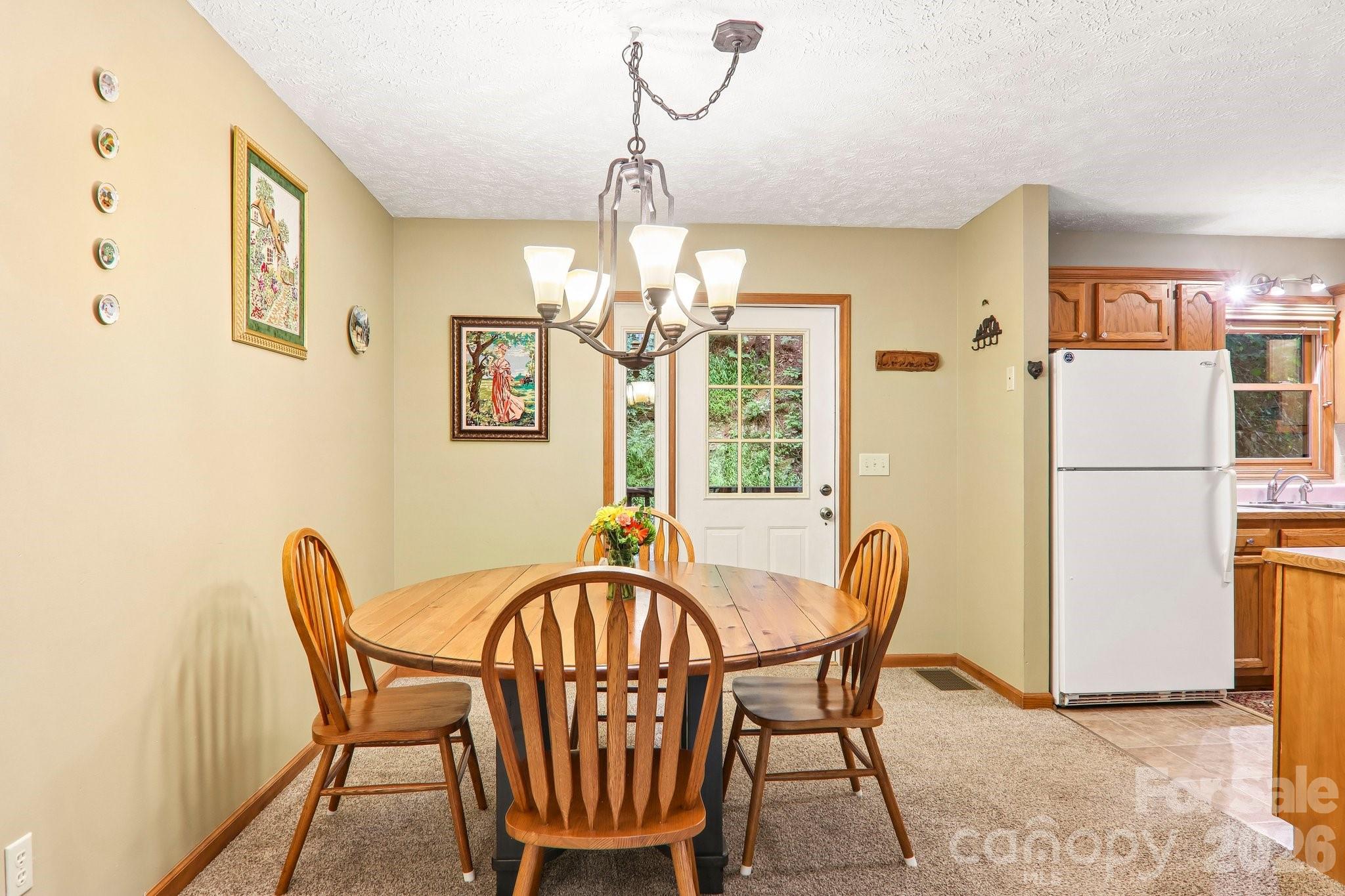 kitchen eating area - 36 Nicholas Lane, Maggie Valley