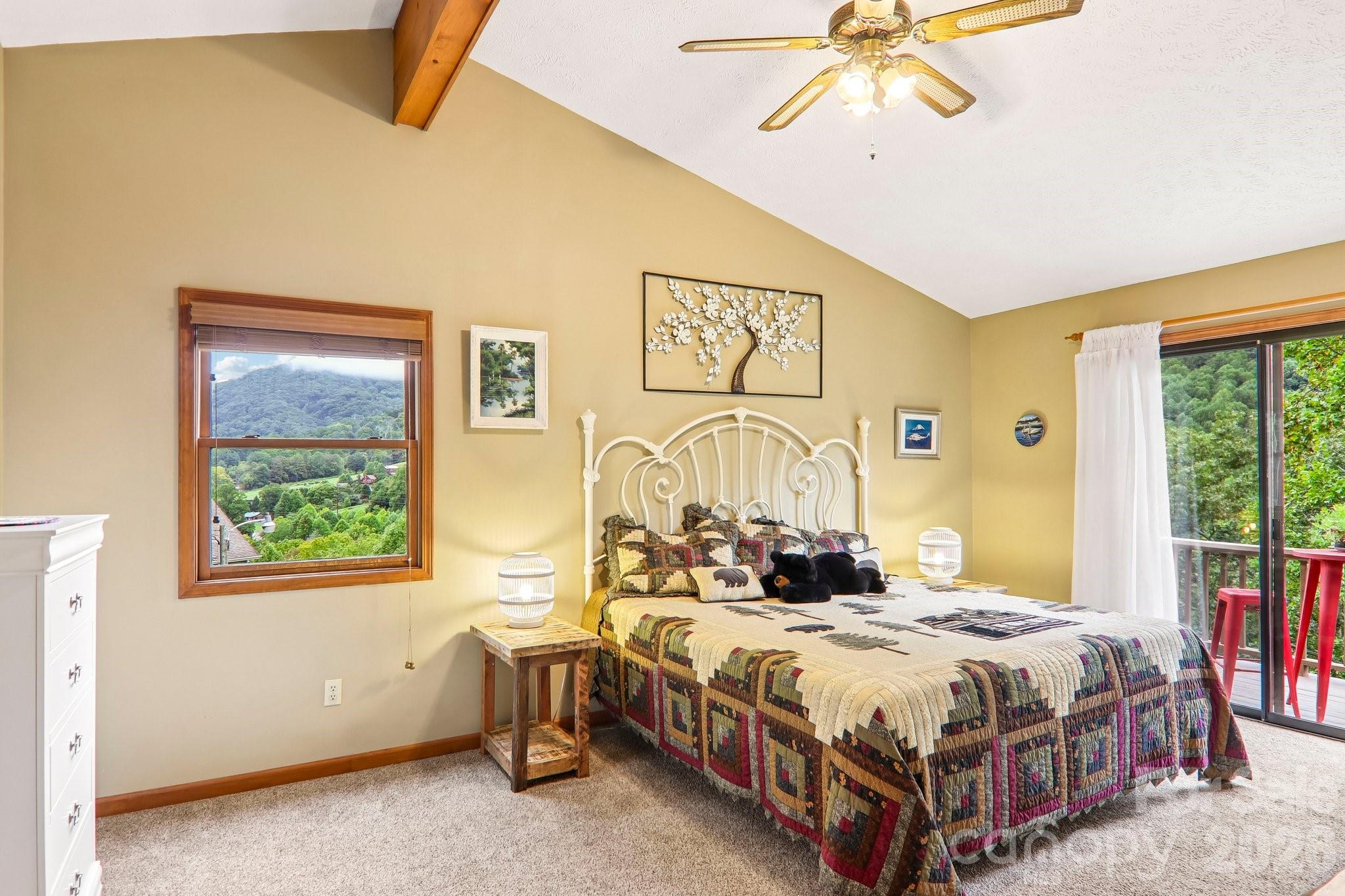 upstairs primary bedroom #1 - 36 Nicholas Lane, Maggie Valley