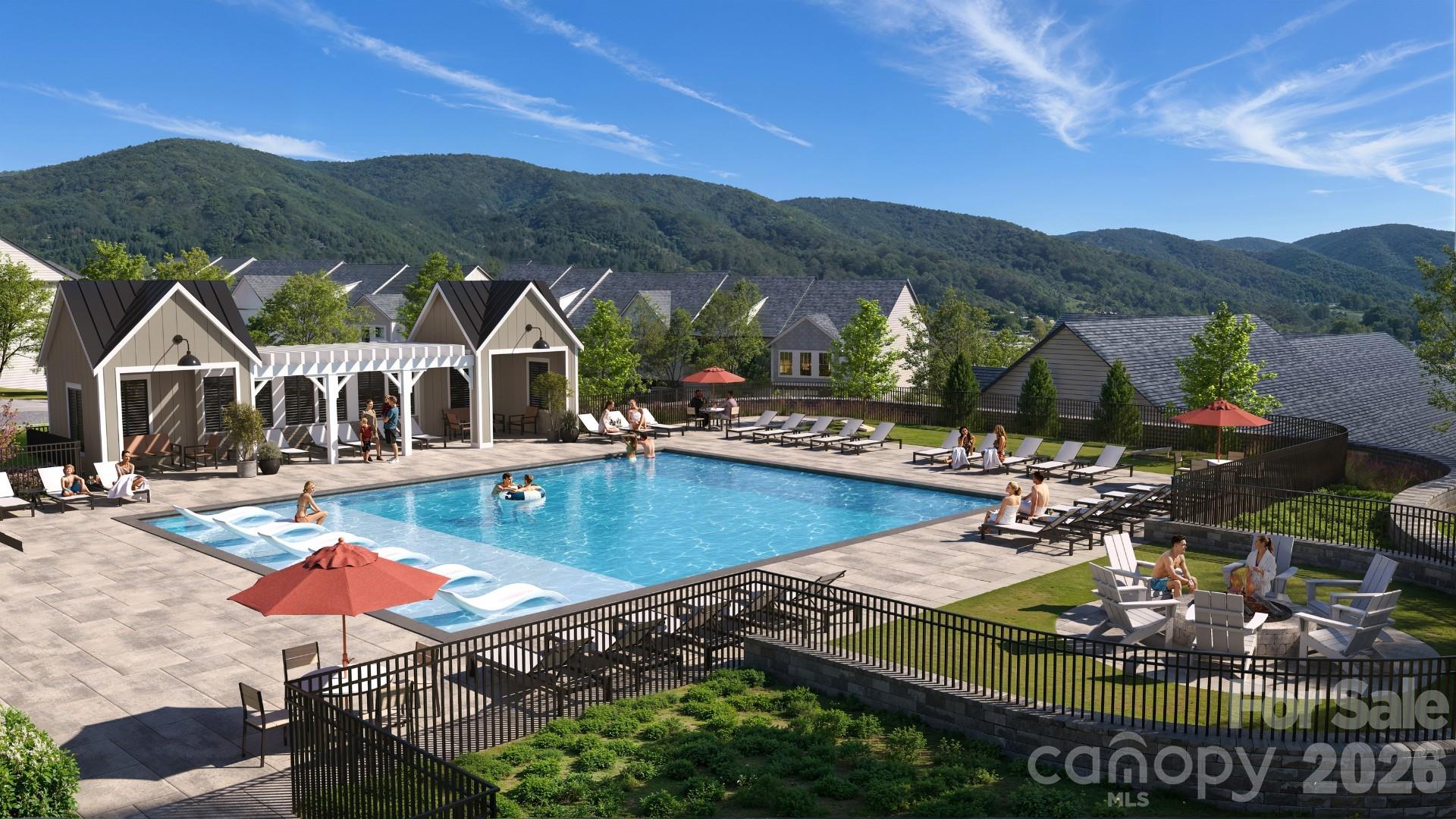 Pool Rendering - 235 Smokey Holler Drive, Asheville