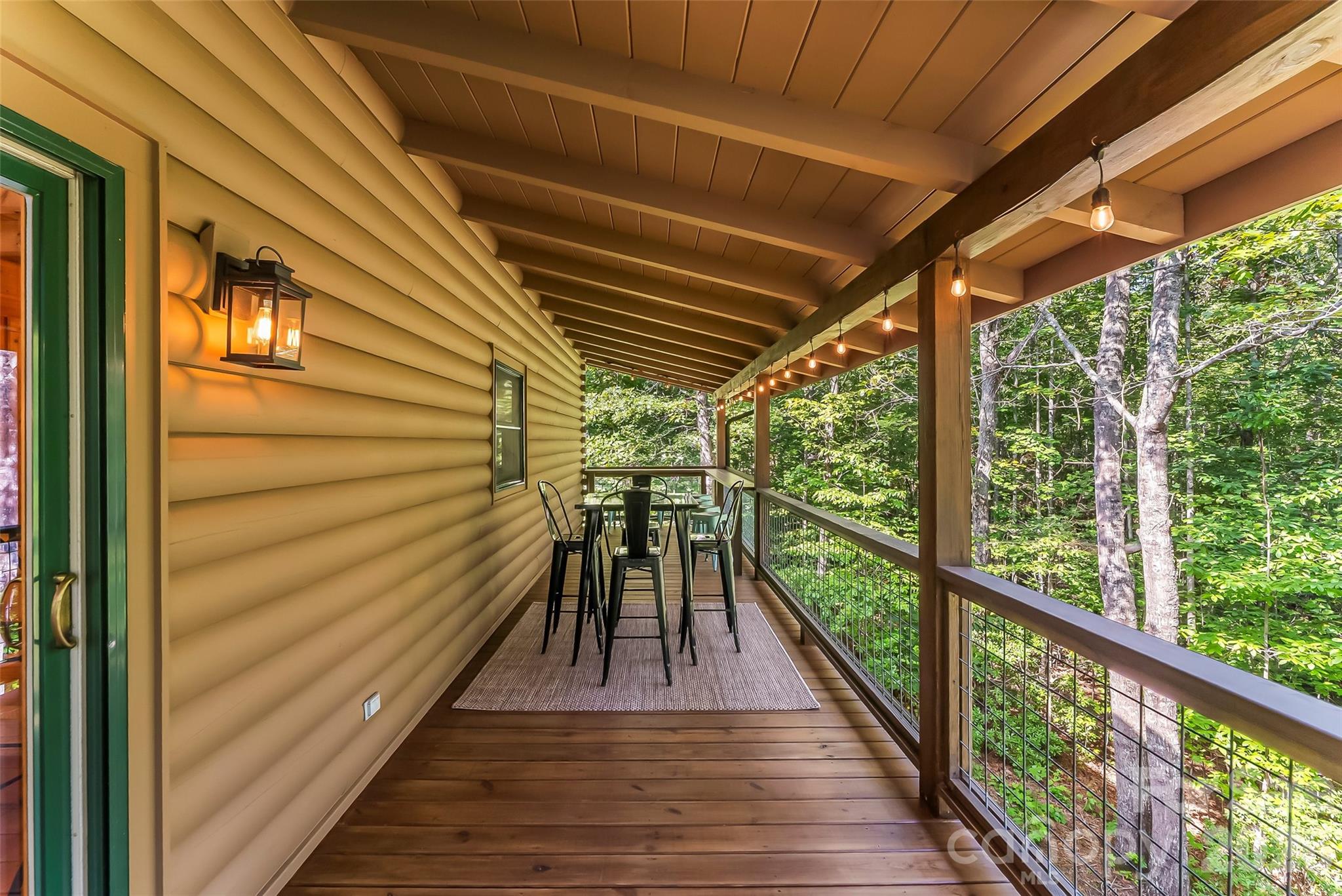 Private covered back porch - 85 Trellis Drive, Nebo