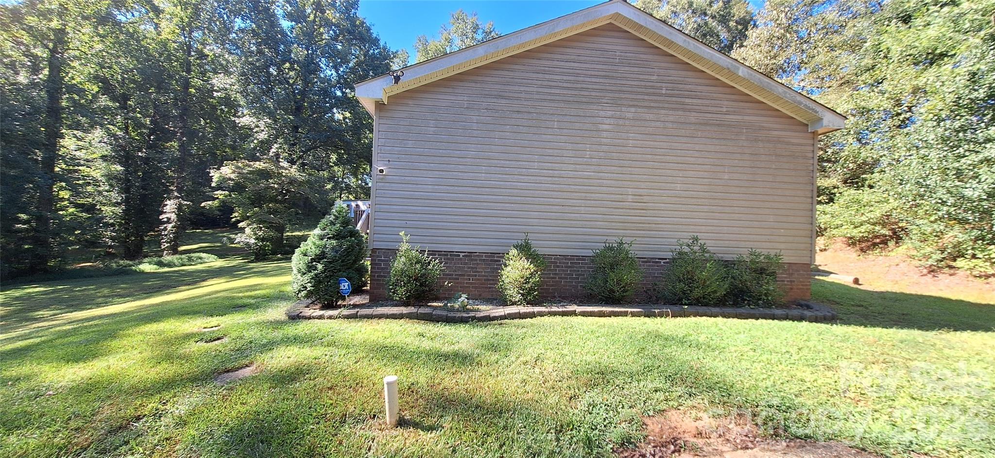 End of home at driveway. Also shows location of septic. - 120 Otto Road, Cherryville