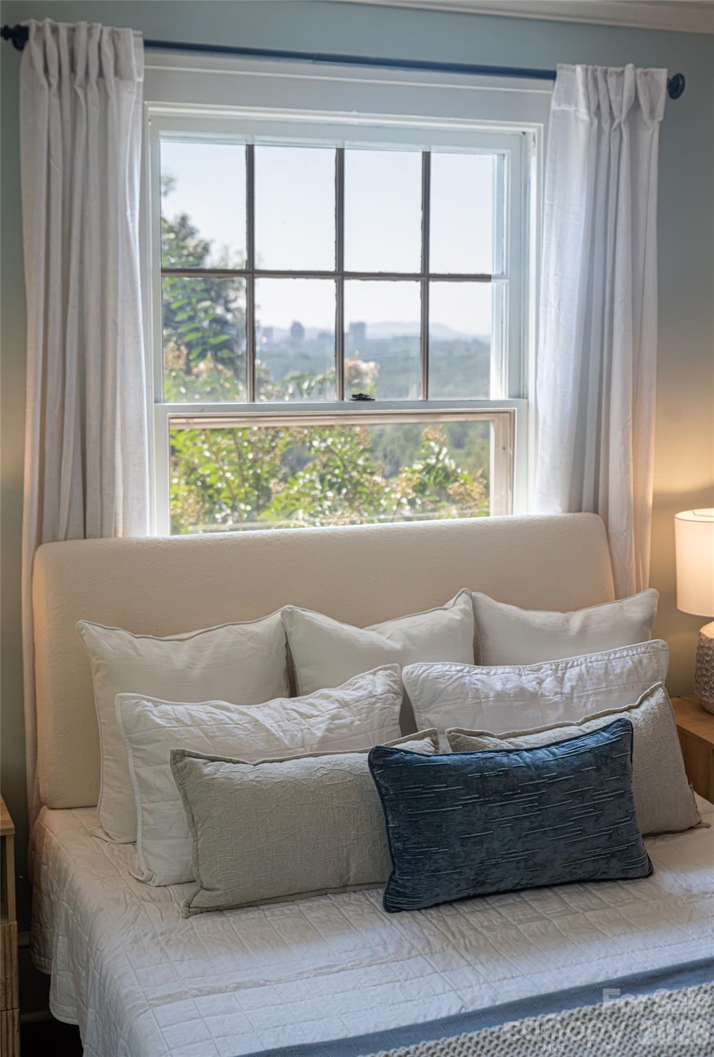 The large windows overlook the views of downtown Asheville - 35 Elias Place, Asheville