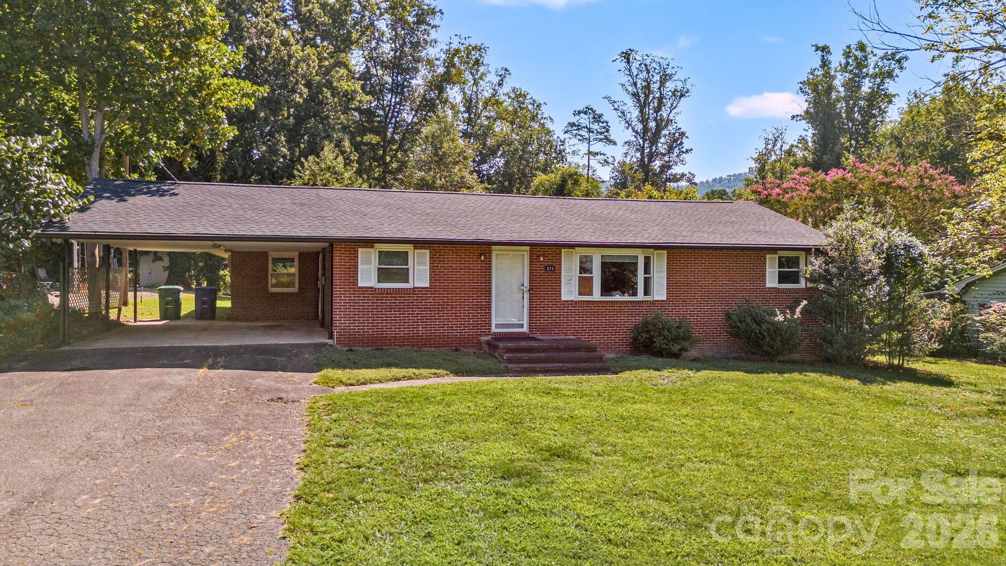 2 Car Attached Carport - 376 School Road E, Asheville