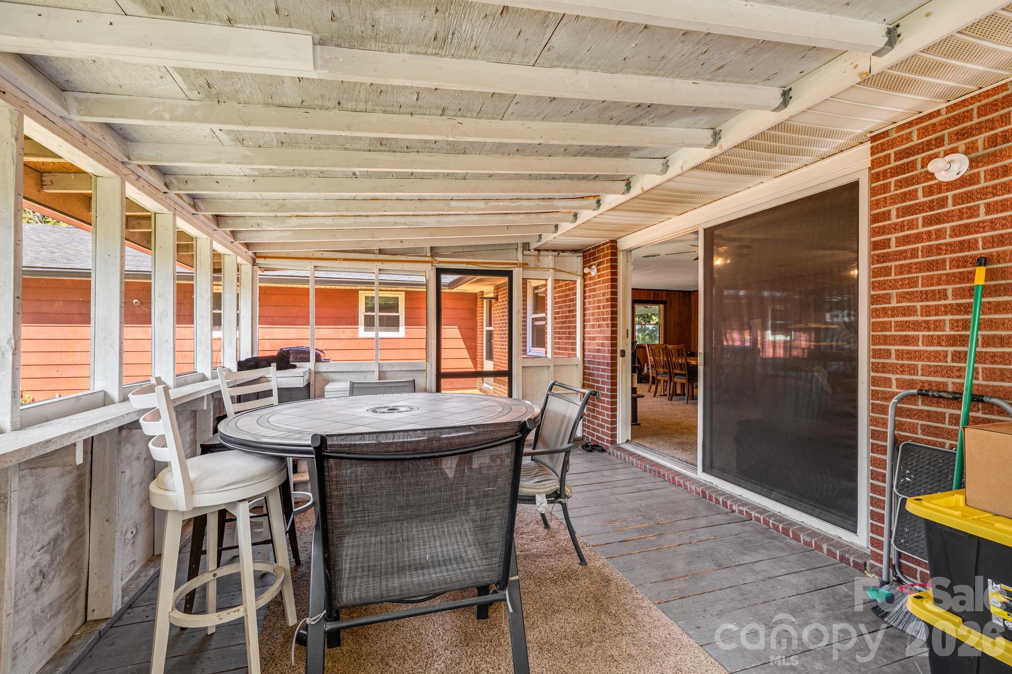 Screened-In Back Porch - 376 School Road E, Asheville
