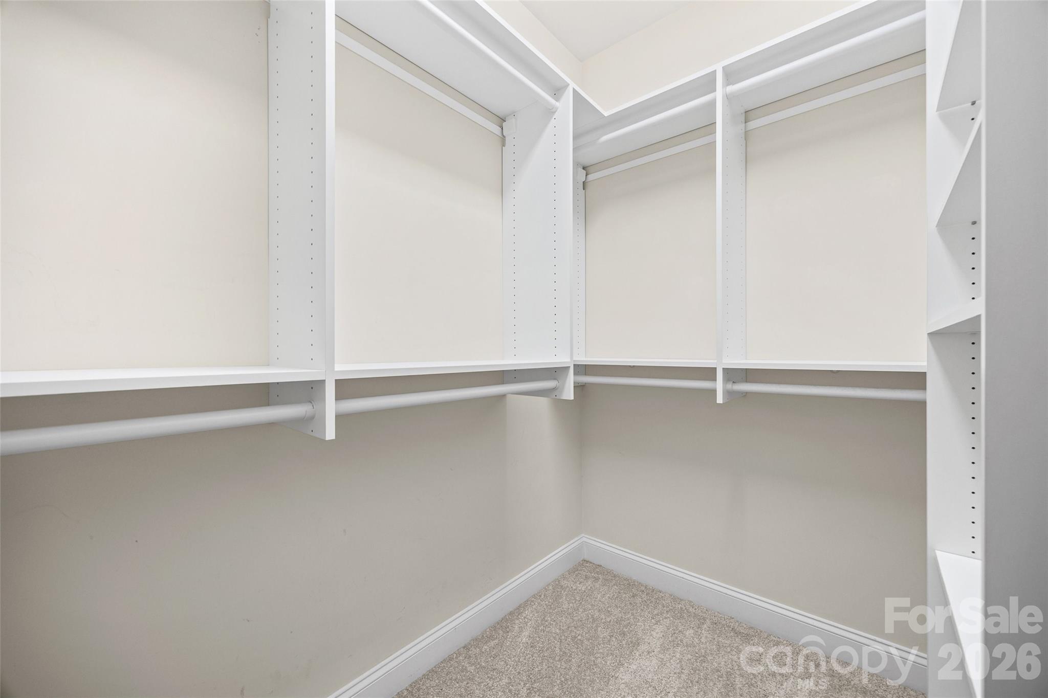 primary suite closet - 8029 Whitehawk Hill Road, Waxhaw