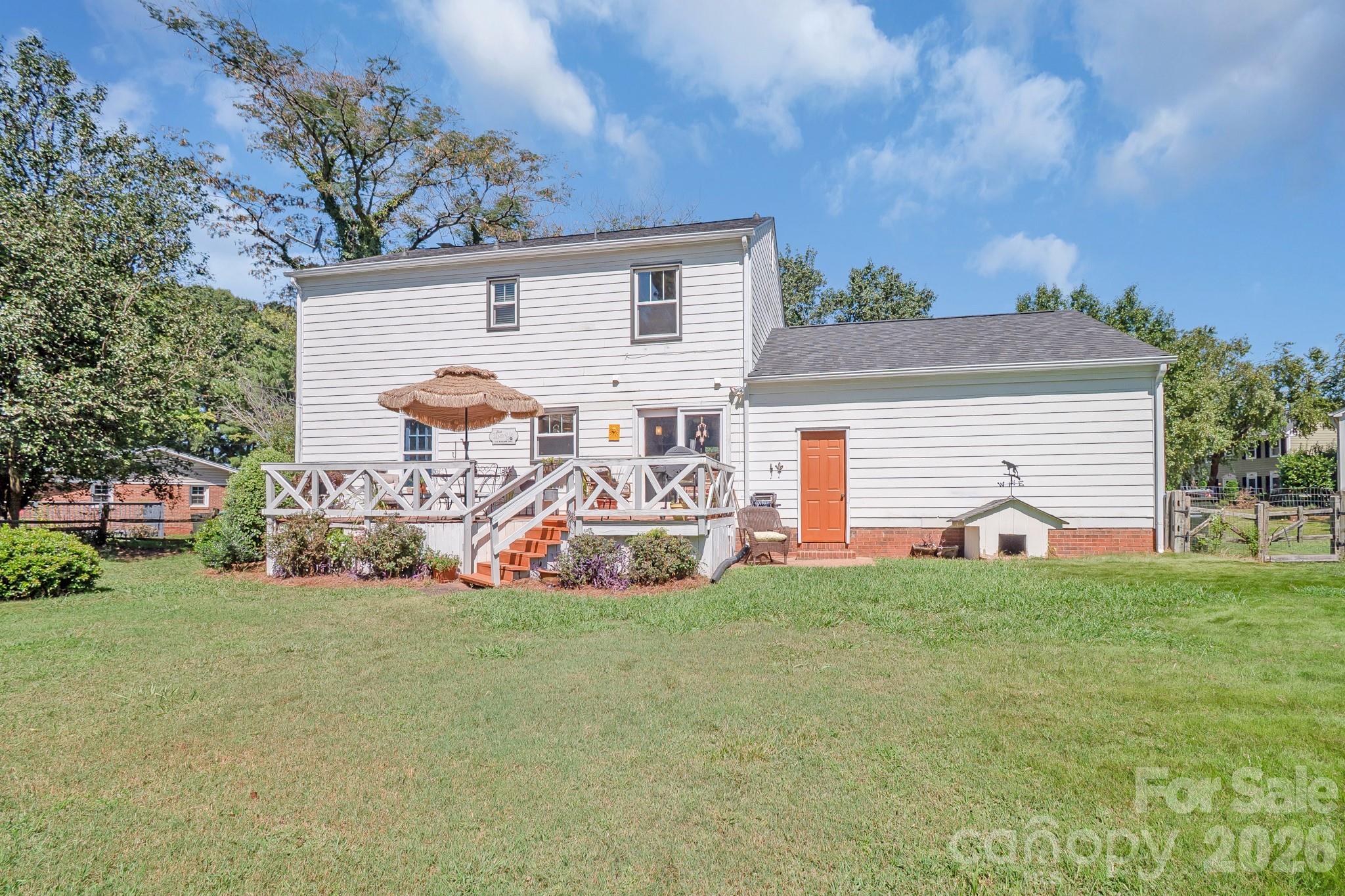 Back of the house - 13136 Blacksmith Court, Matthews