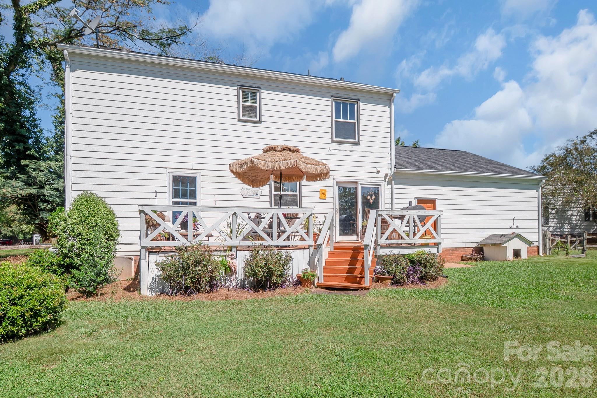 Back of the house - 13136 Blacksmith Court, Matthews