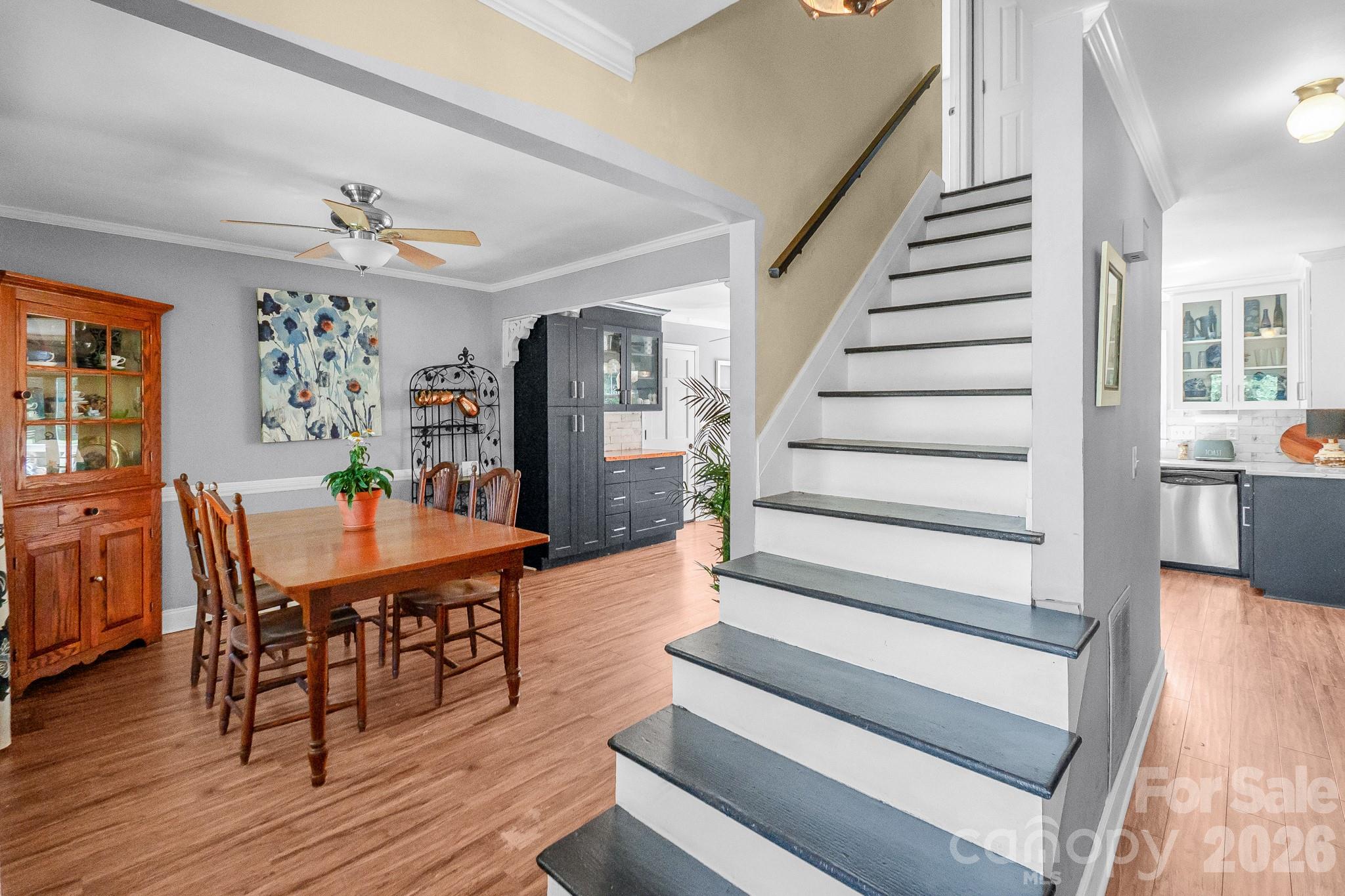 See the dining room and Kitchen - 13136 Blacksmith Court, Matthews