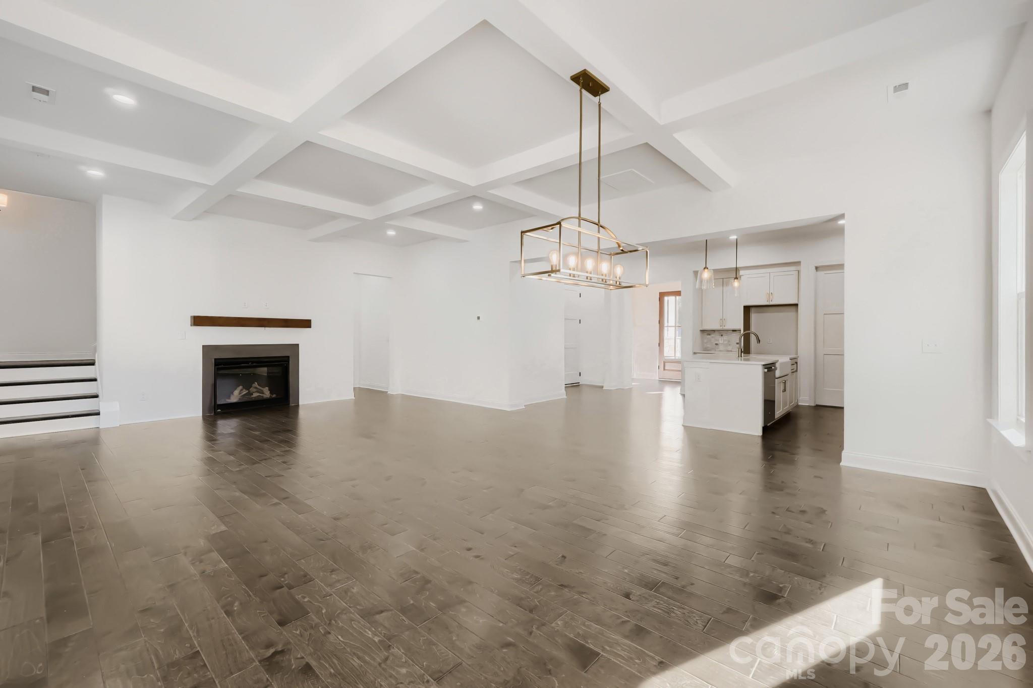Great Room and Dining Area - 3210 Timber Run Lane, Maiden